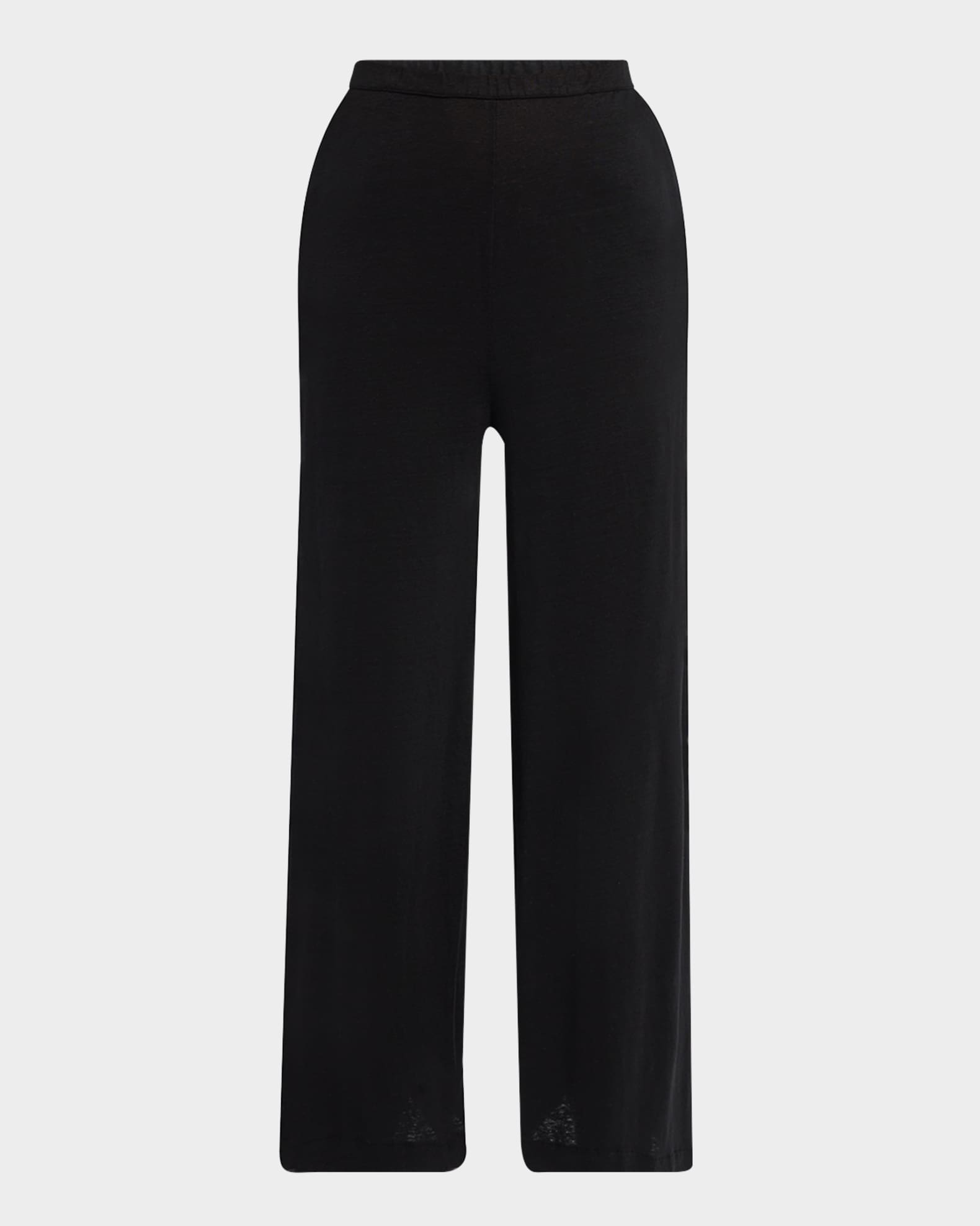 Wide-Leg Stretch Linen Lounge Pants 0
