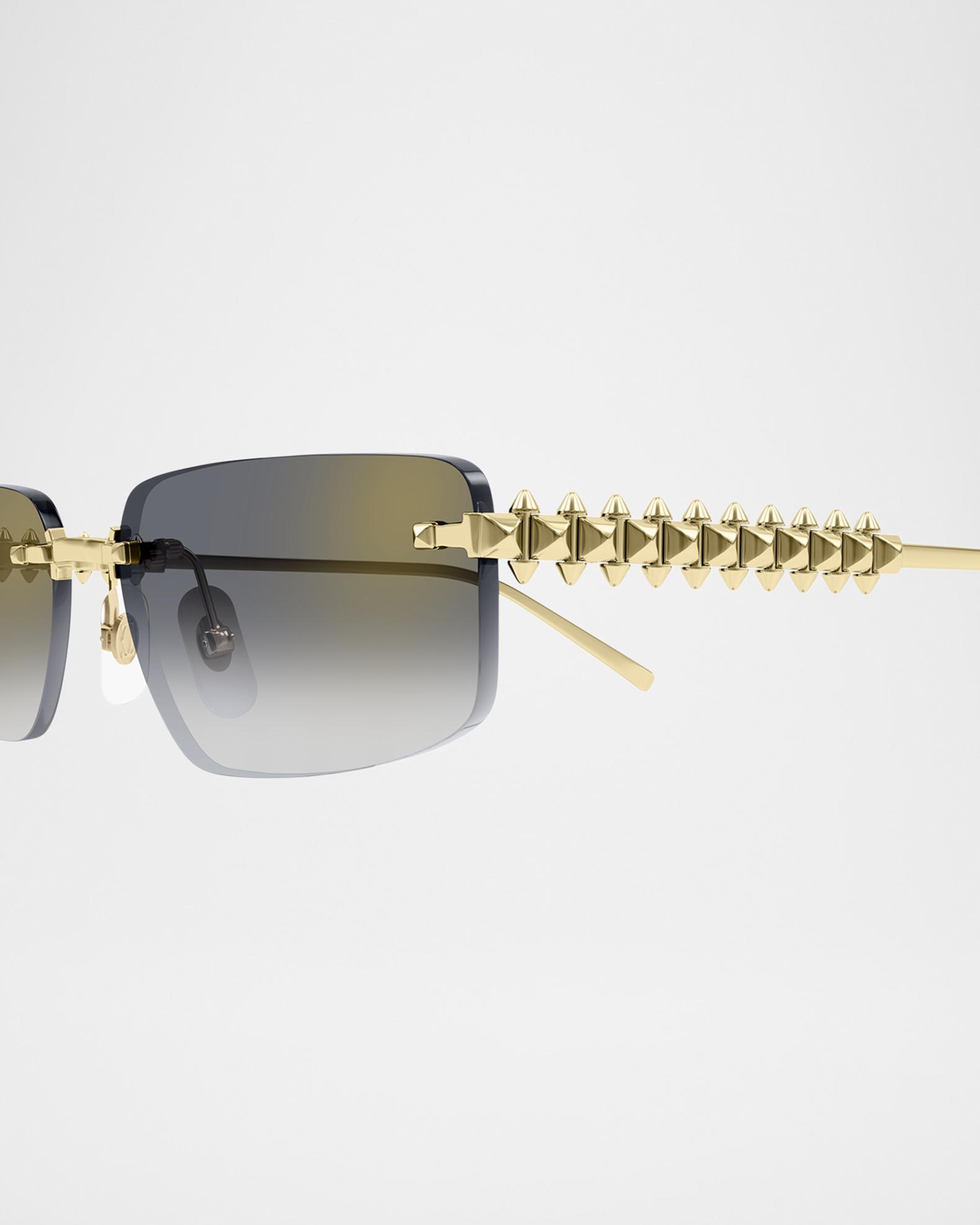 Cartier Rimless Metal Rectangle Sunglasses | Neiman Marcus display picture 1