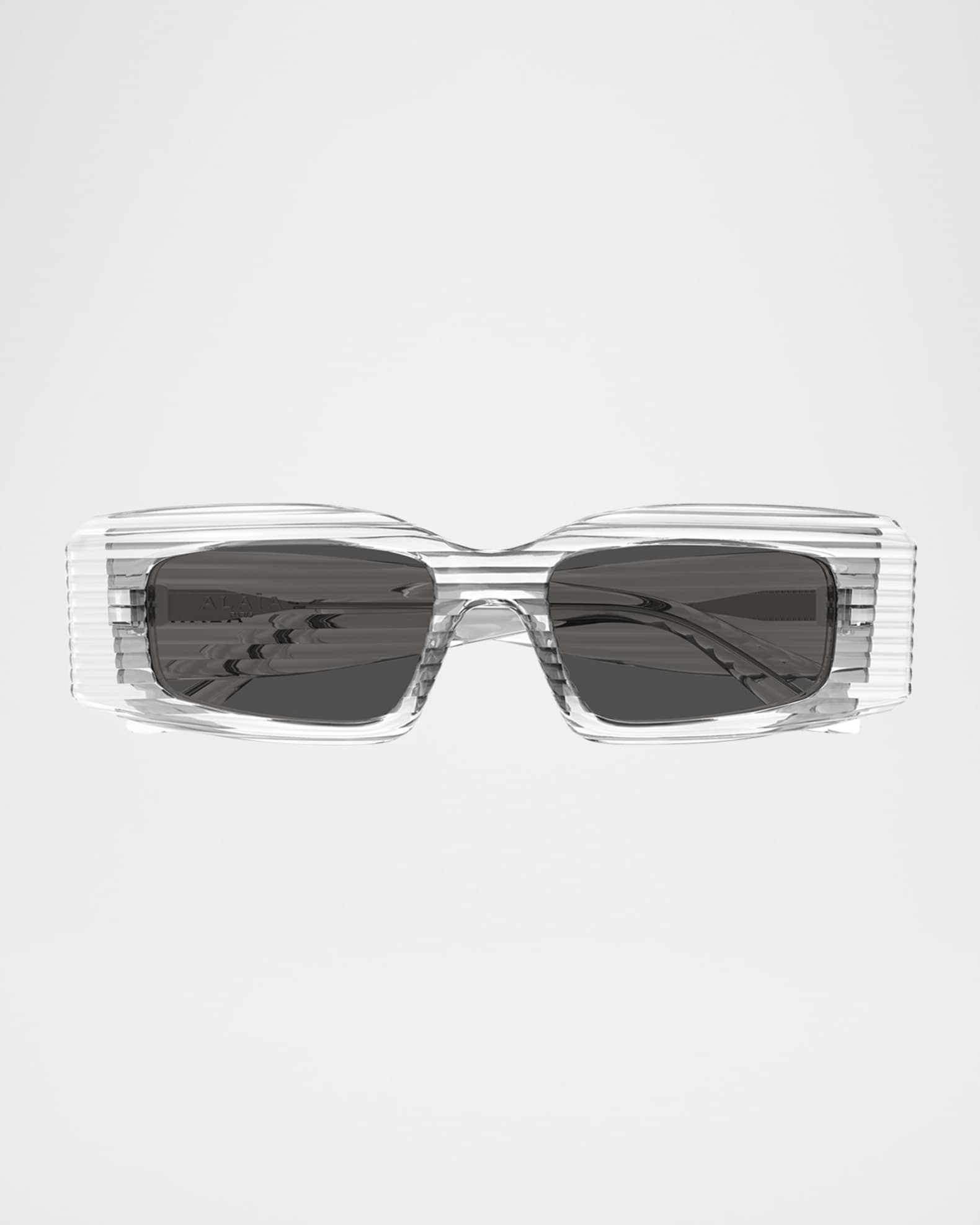 Acetate Rectangle Sunglasses 0