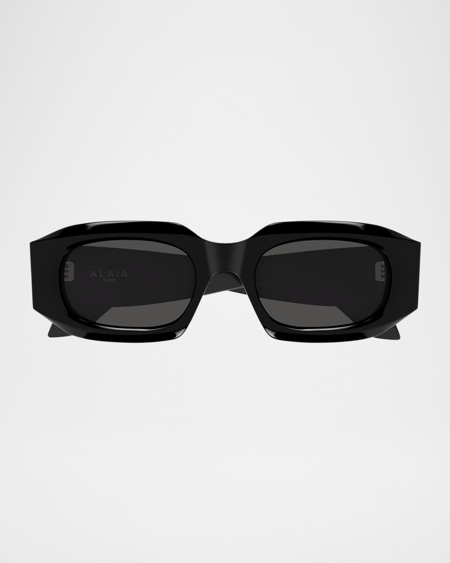 Acetate Rectangle Sunglasses 0