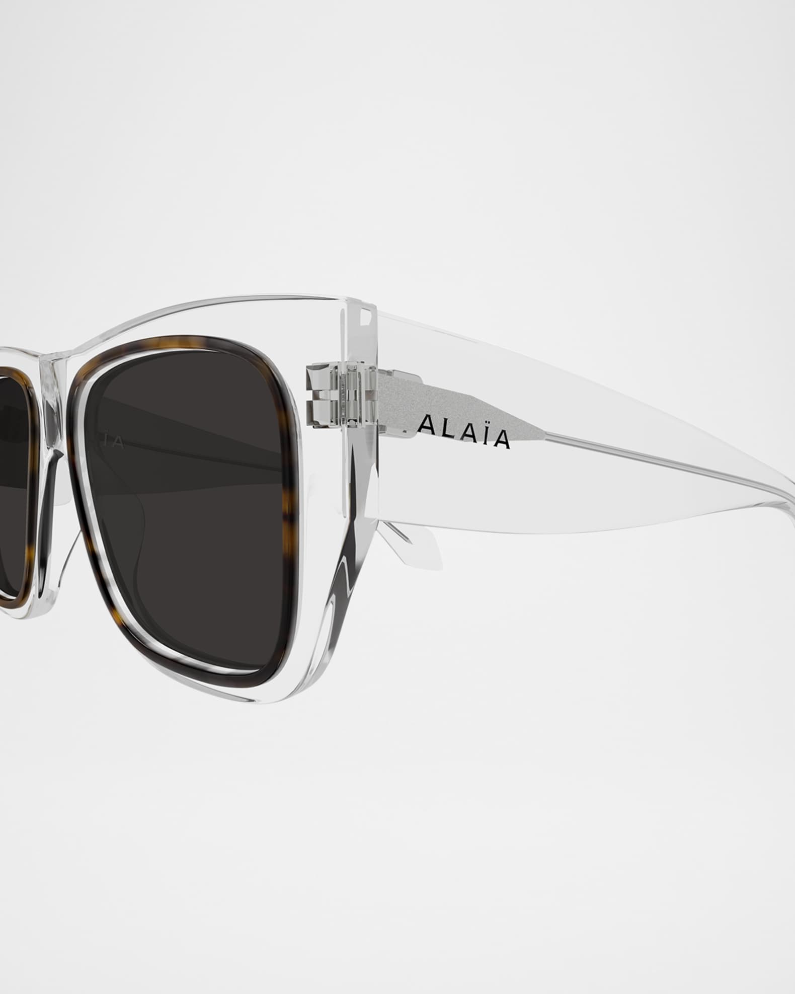 Rectangle Acetate Sunglasses 1