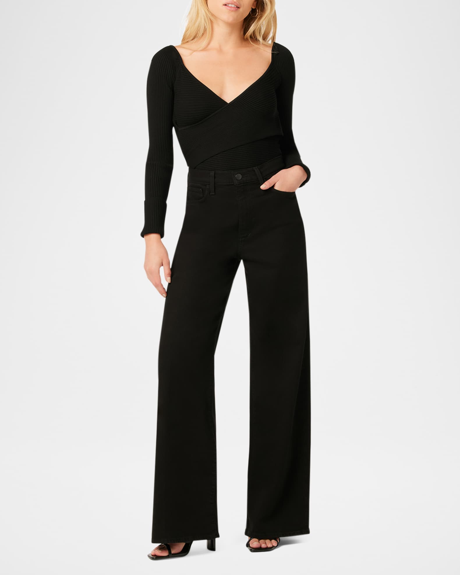 The Mia Petite Wide-Leg Jeans 1