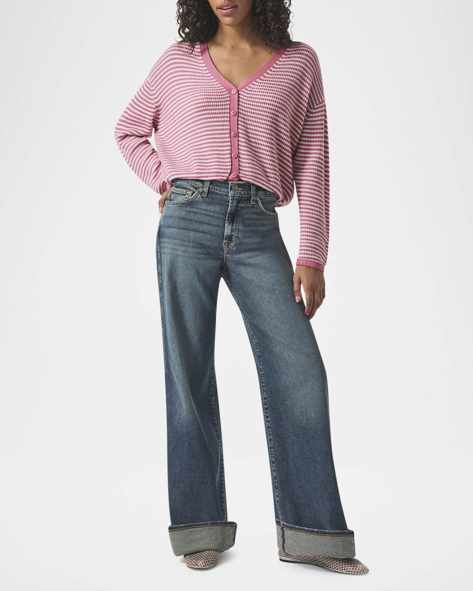 Bri Striped Cardigan 1