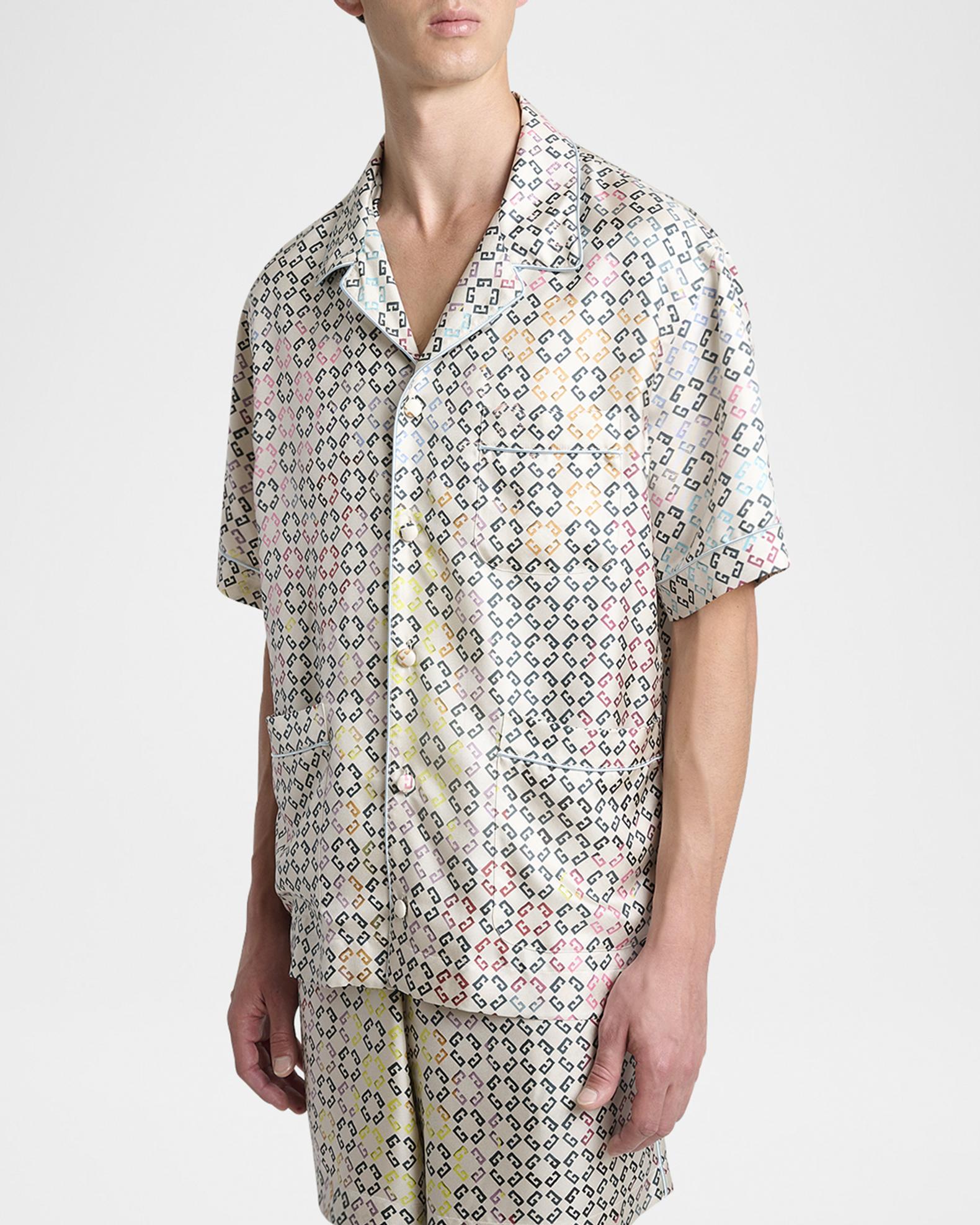 Men's Multicolor Monogram Silk Pyjama Collection | Neiman Marcus