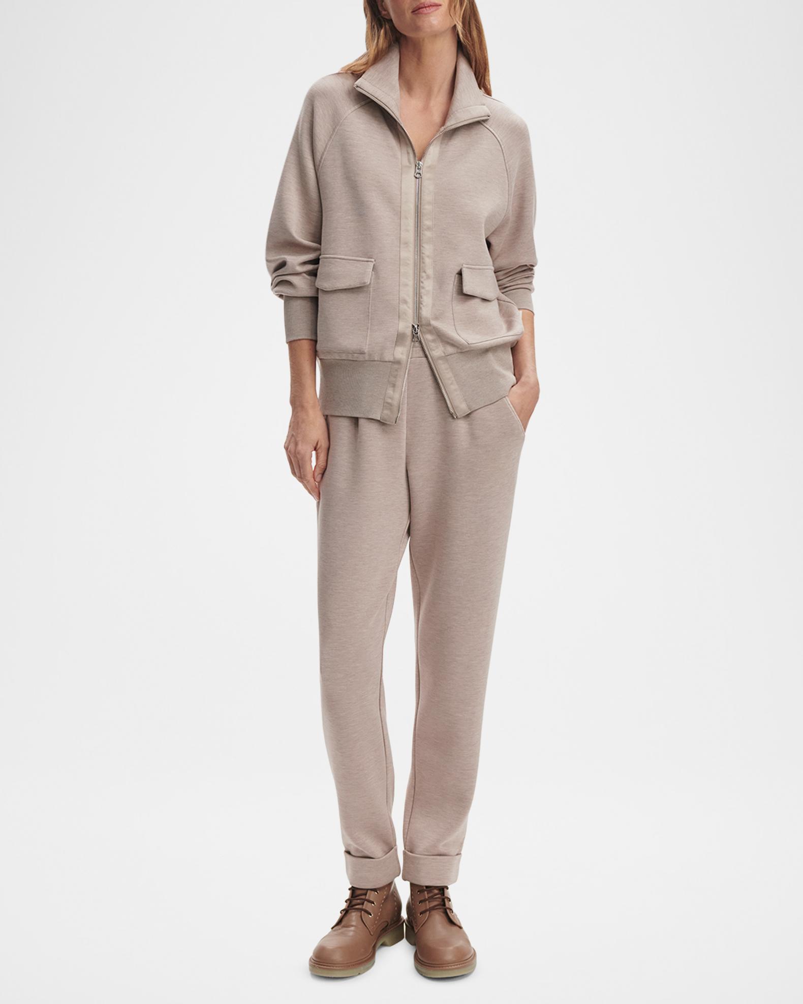 Varley Roxbury Zip-Front Sweatshirt | Neiman Marcus