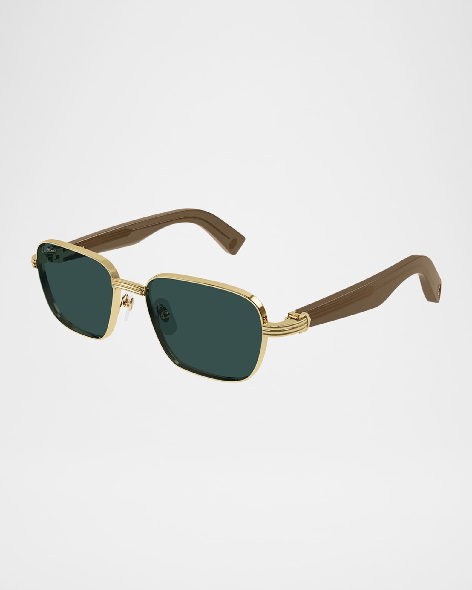 Men's CT0538SM Metal Rectangle Sunglasses