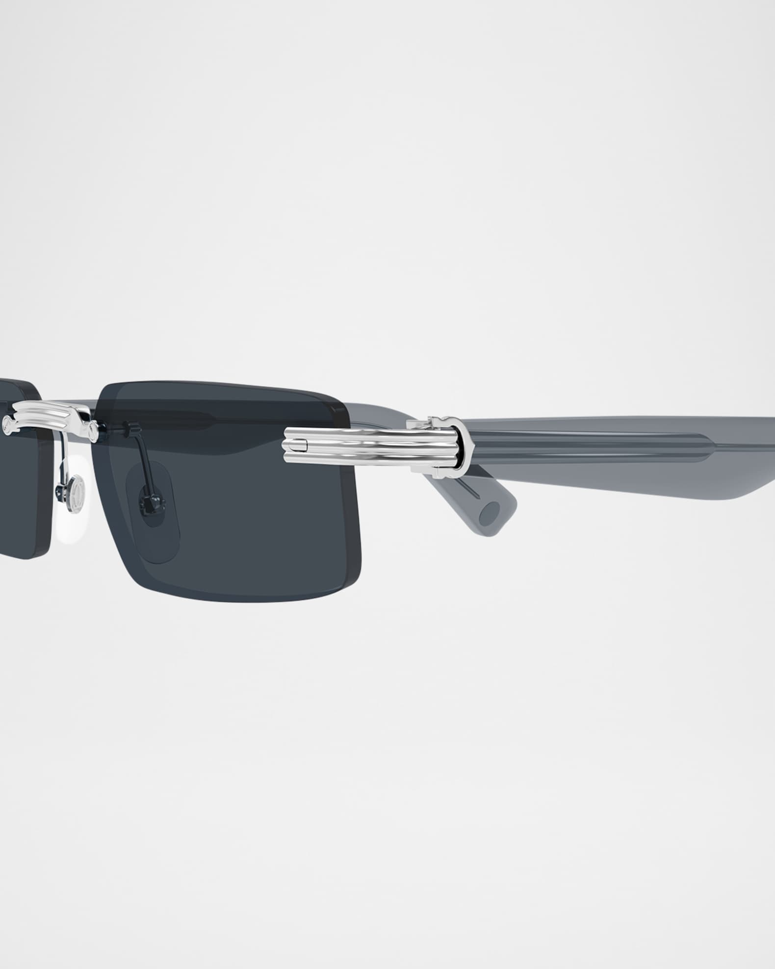 Men's CT0537SM Metal Rectangle Sunglasses 1