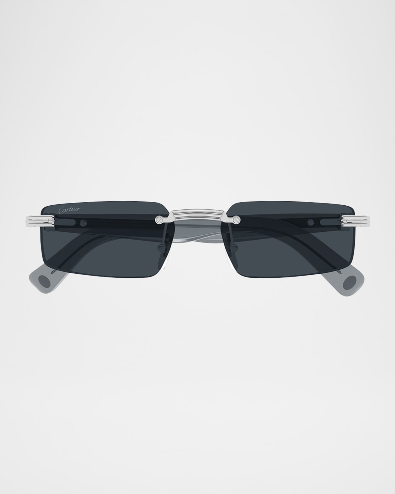 Men's CT0537SM Metal Rectangle Sunglasses 0