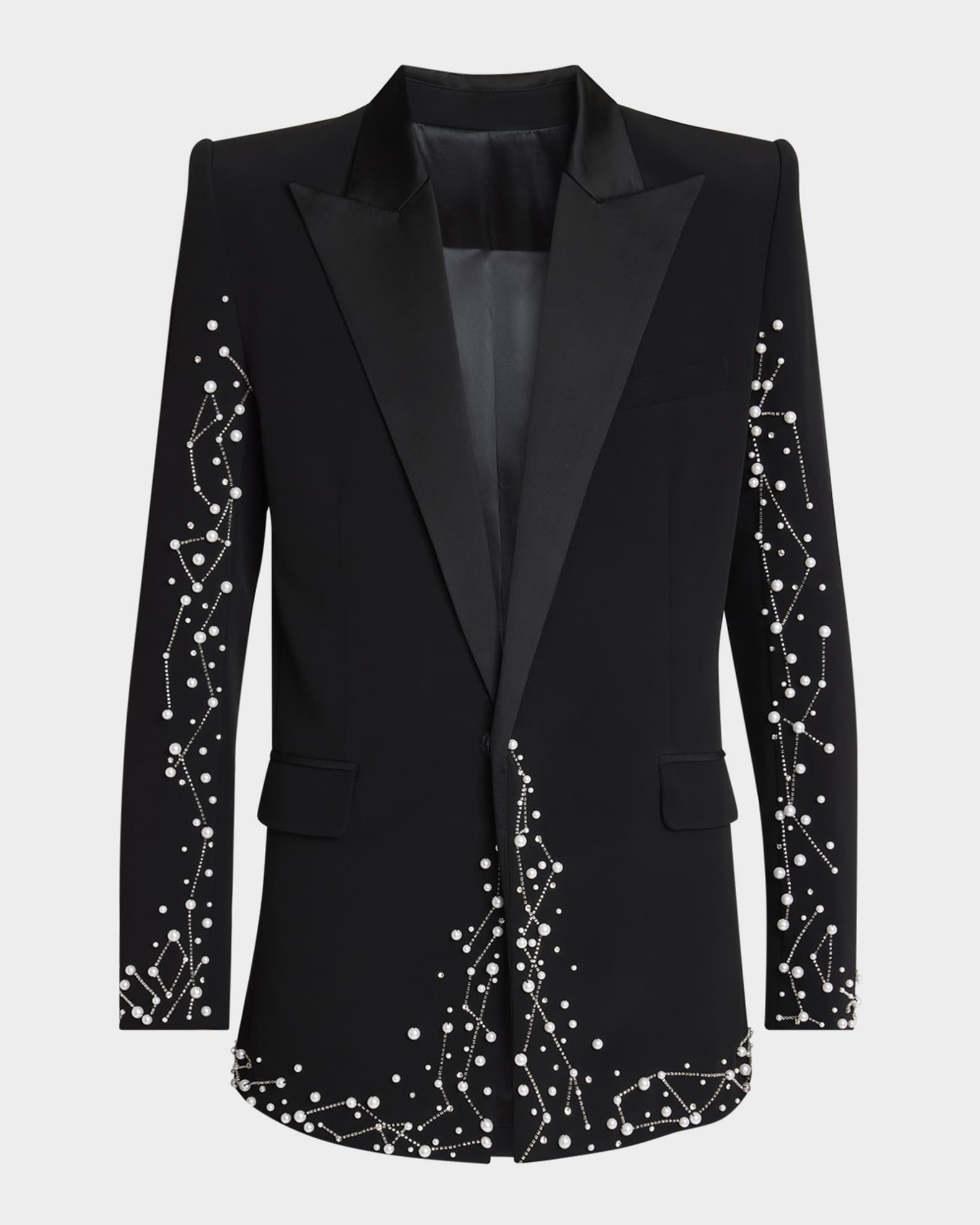 Men's Constellation Embroidered Dinner Jacket 0