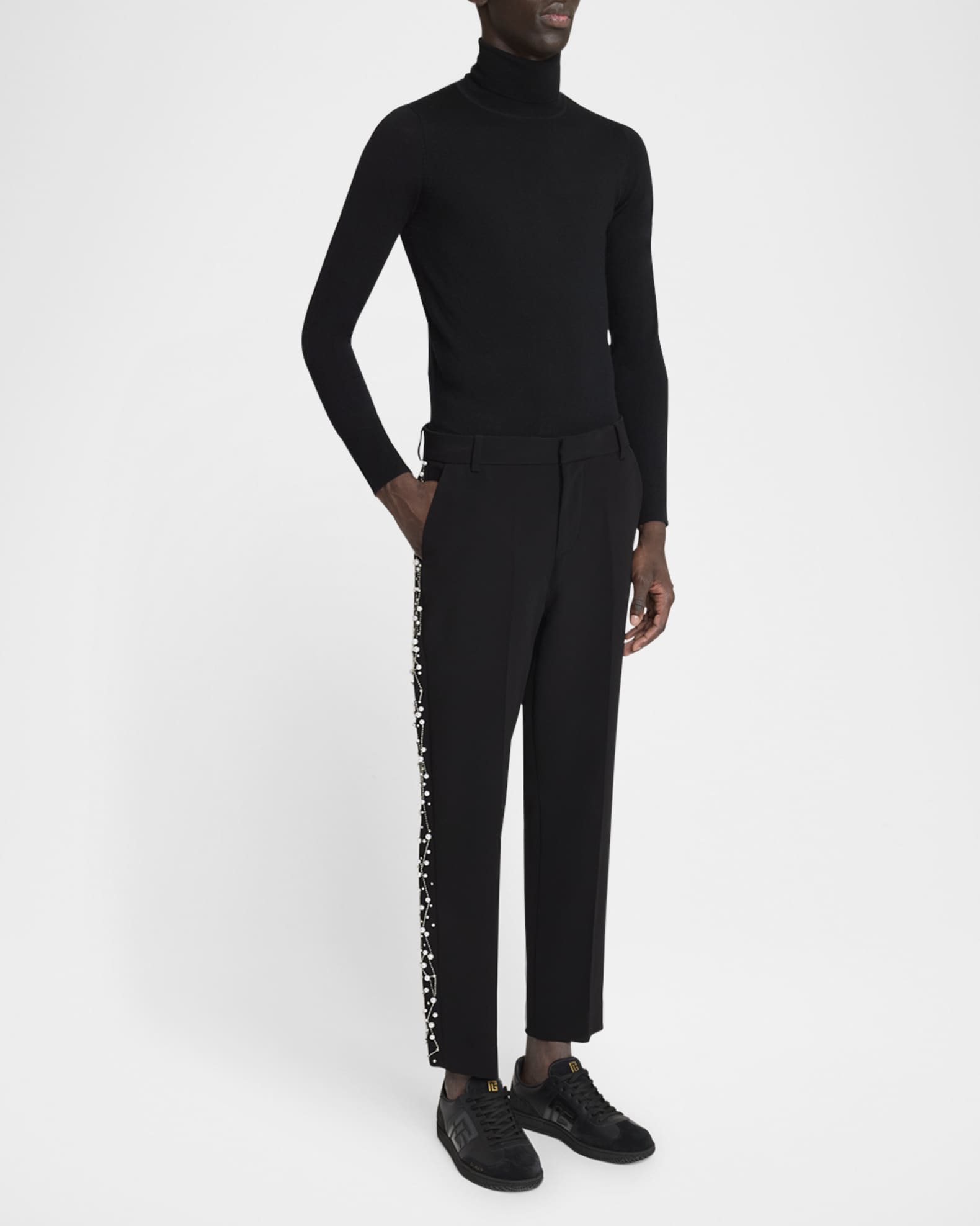 Men's Constellation Embroidered Pants 1