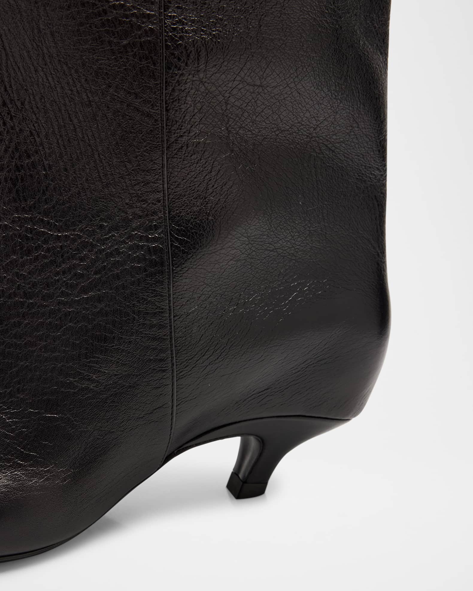 靴 balenciaga subway 43 Balenciaga Subway Leather 24mm Boots | Neiman Marcus