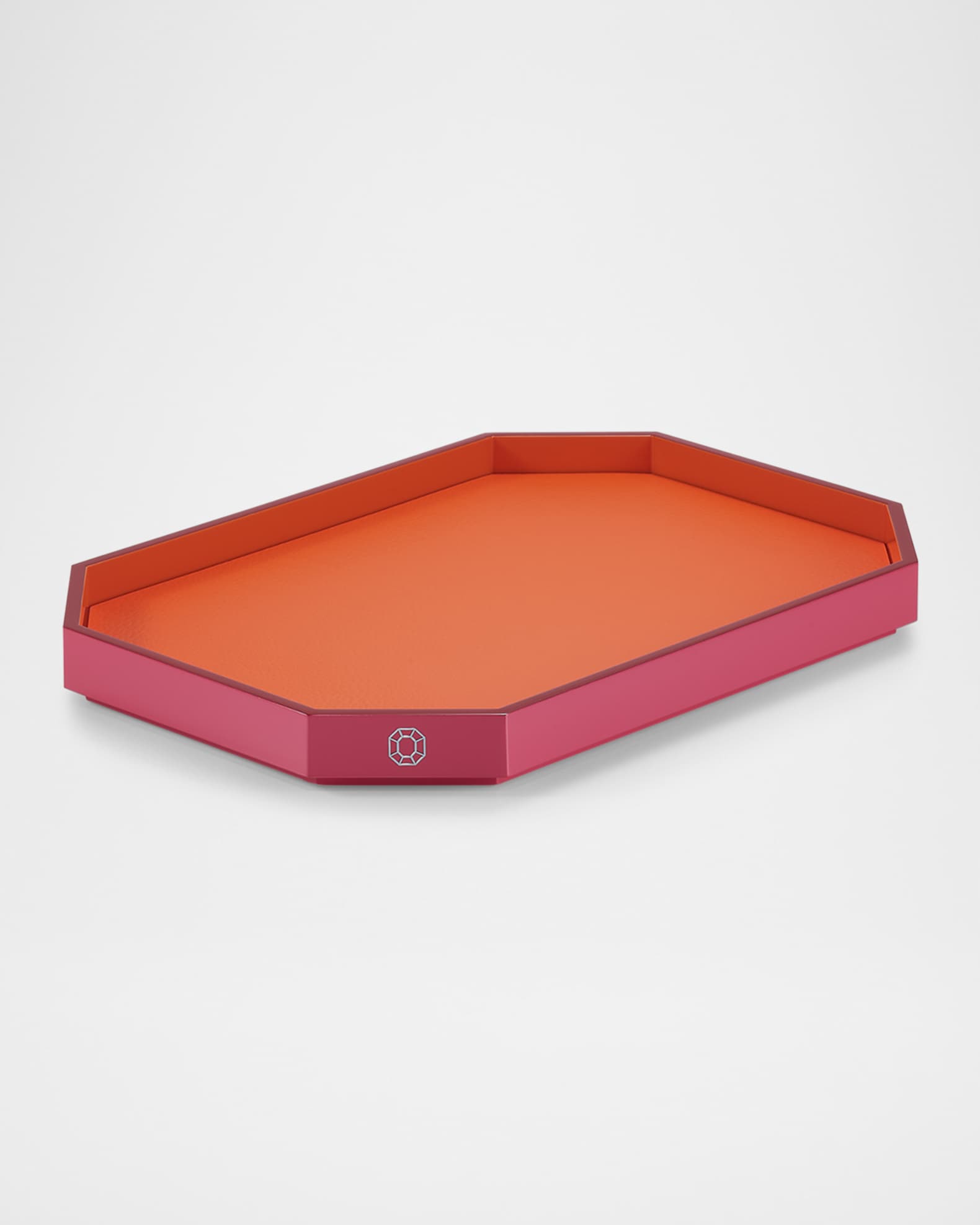 Octagon Small Lacquered Tray, 13" 0