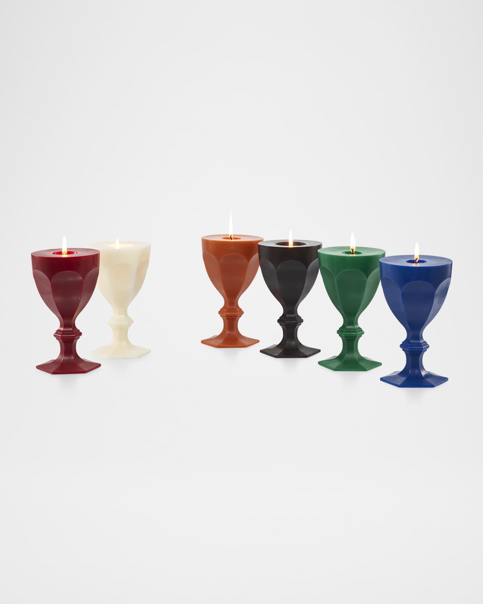 Harcourt Goblet Candle, Black 1