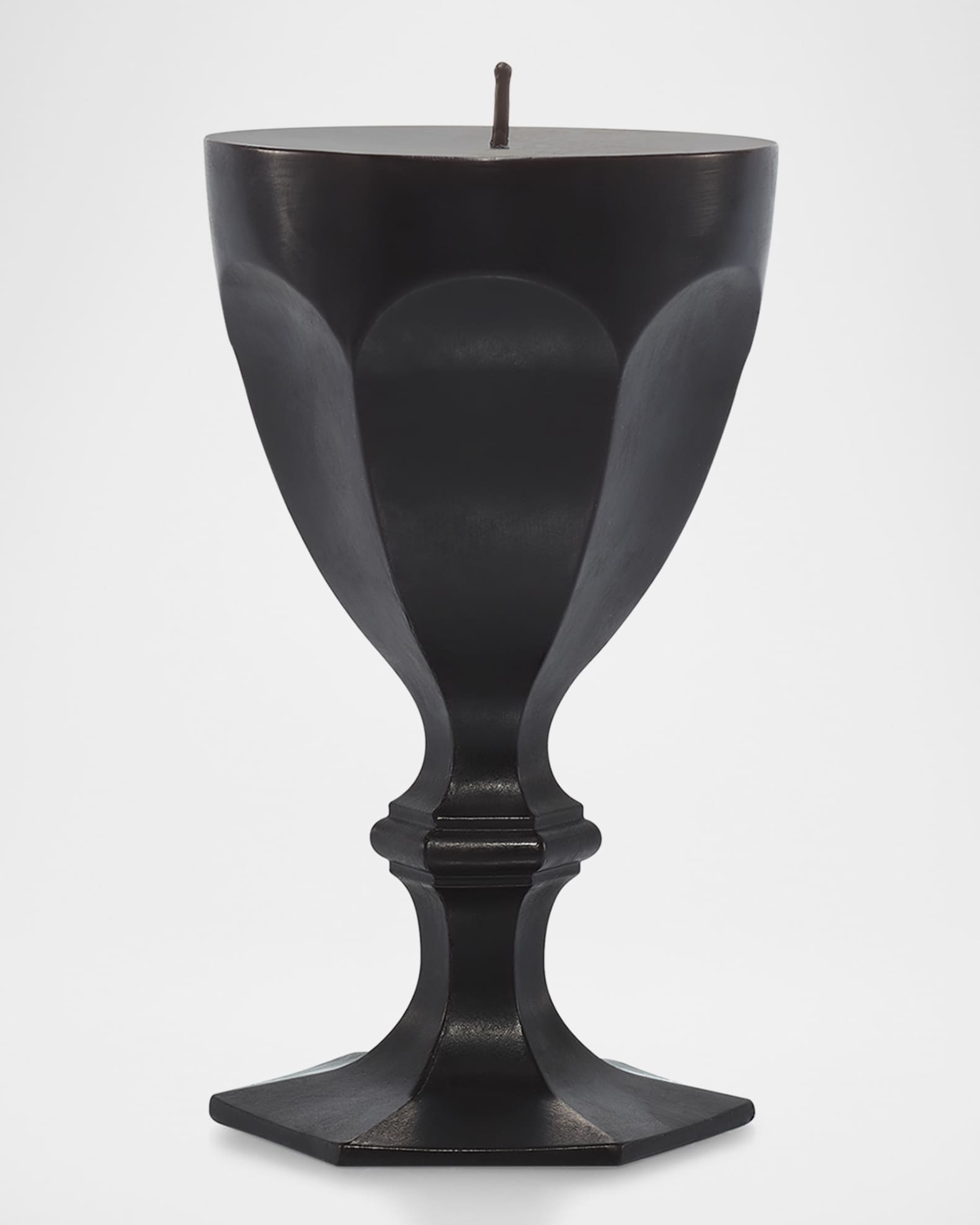 Harcourt Goblet Candle, Black 0