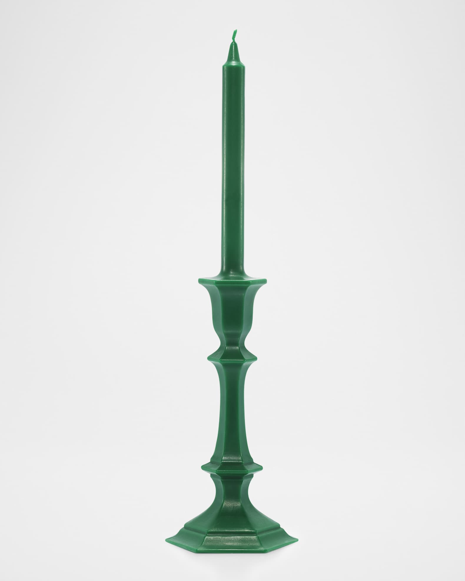 Harcourt Candlestick Candle, Green 0