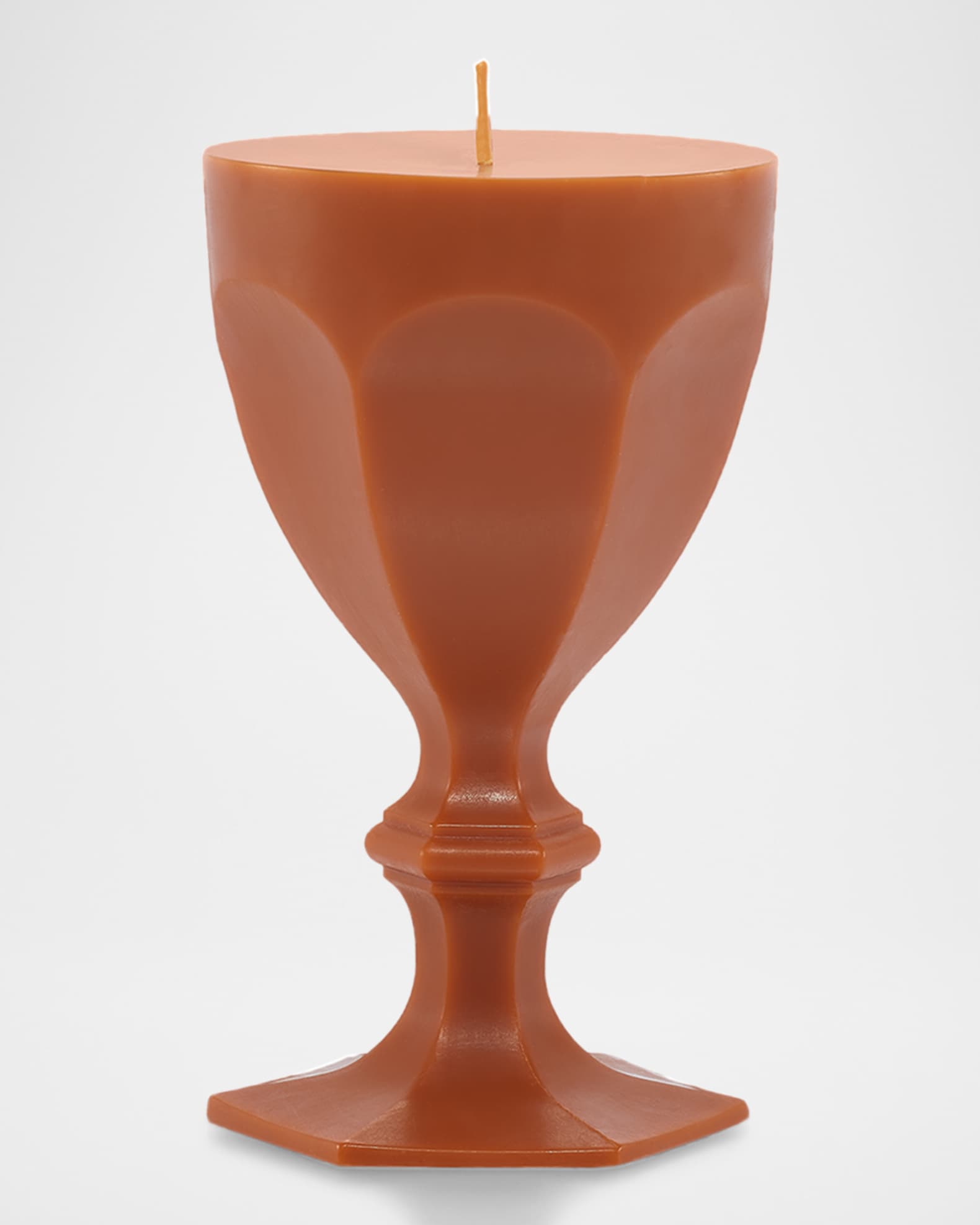 Harcourt Goblet Candle, Orange 0
