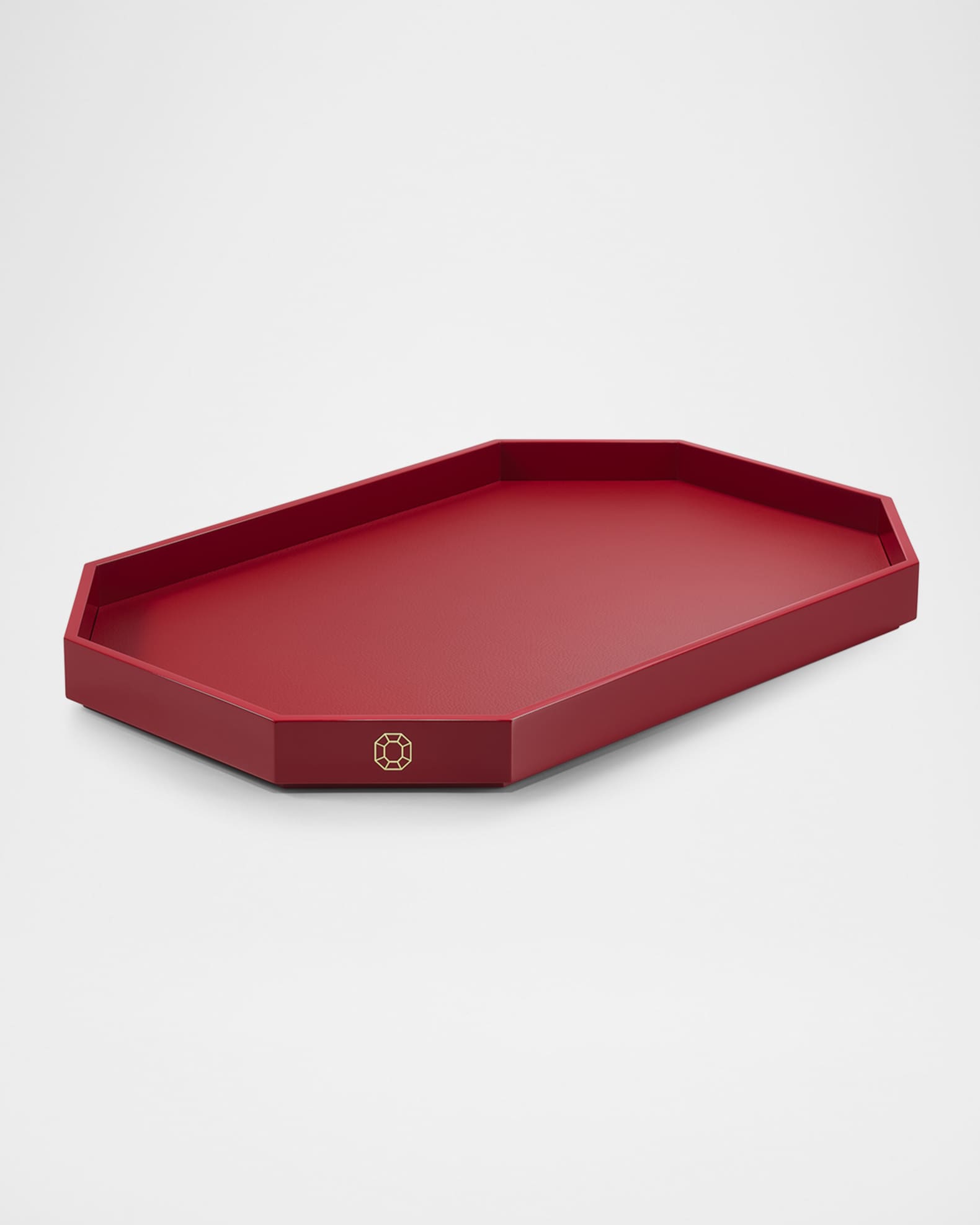 Octagon Large Lacquered Tray, 24" 0