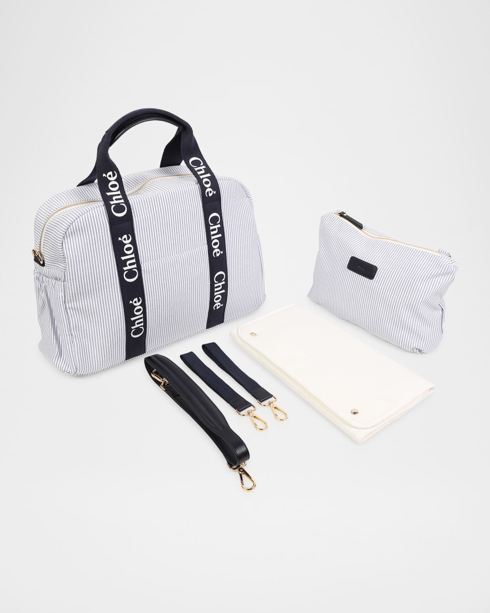Kid's Stripe Logo Changing Bag 1