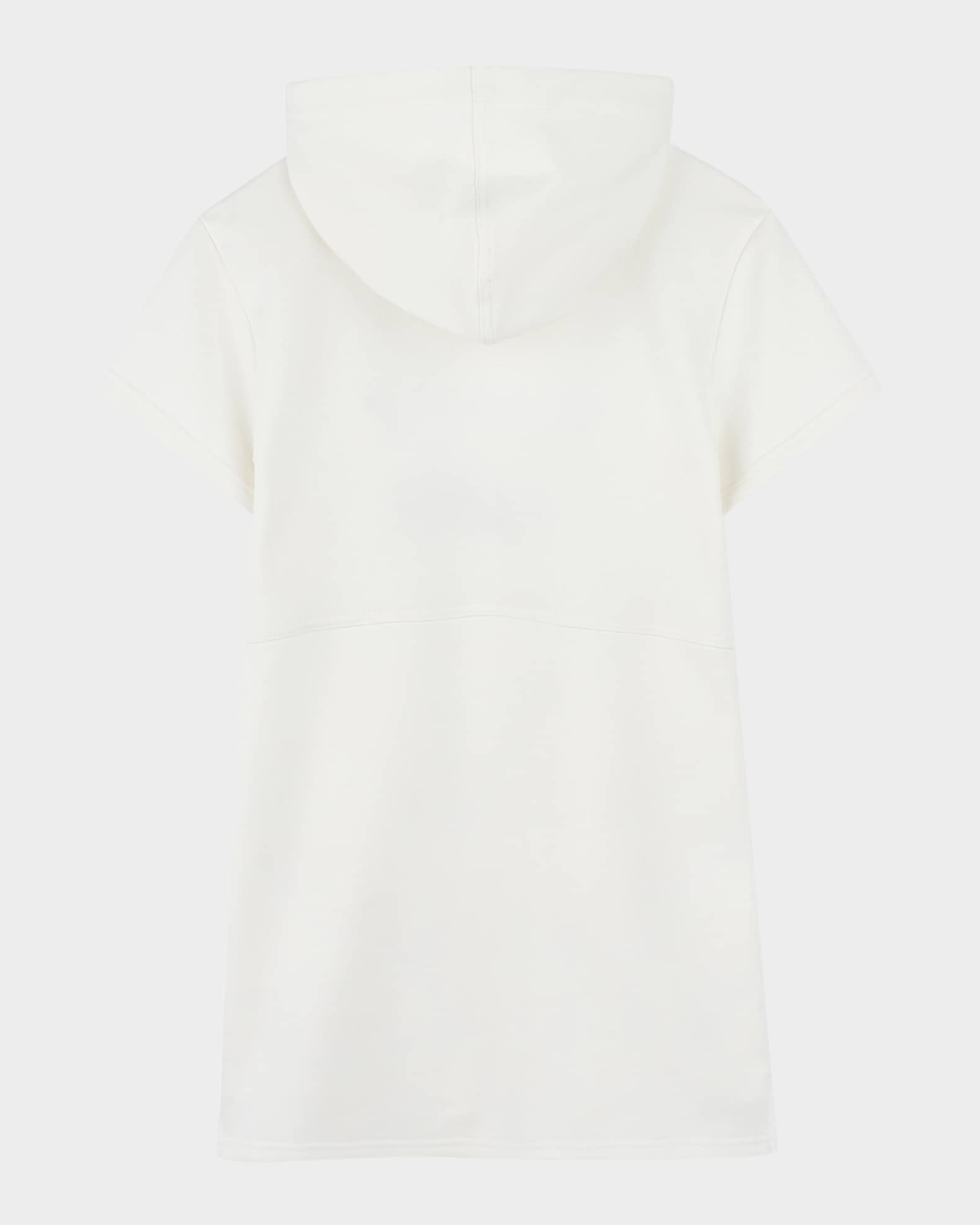 Girl's Short-Sleeve Hooded Mini Dress 1