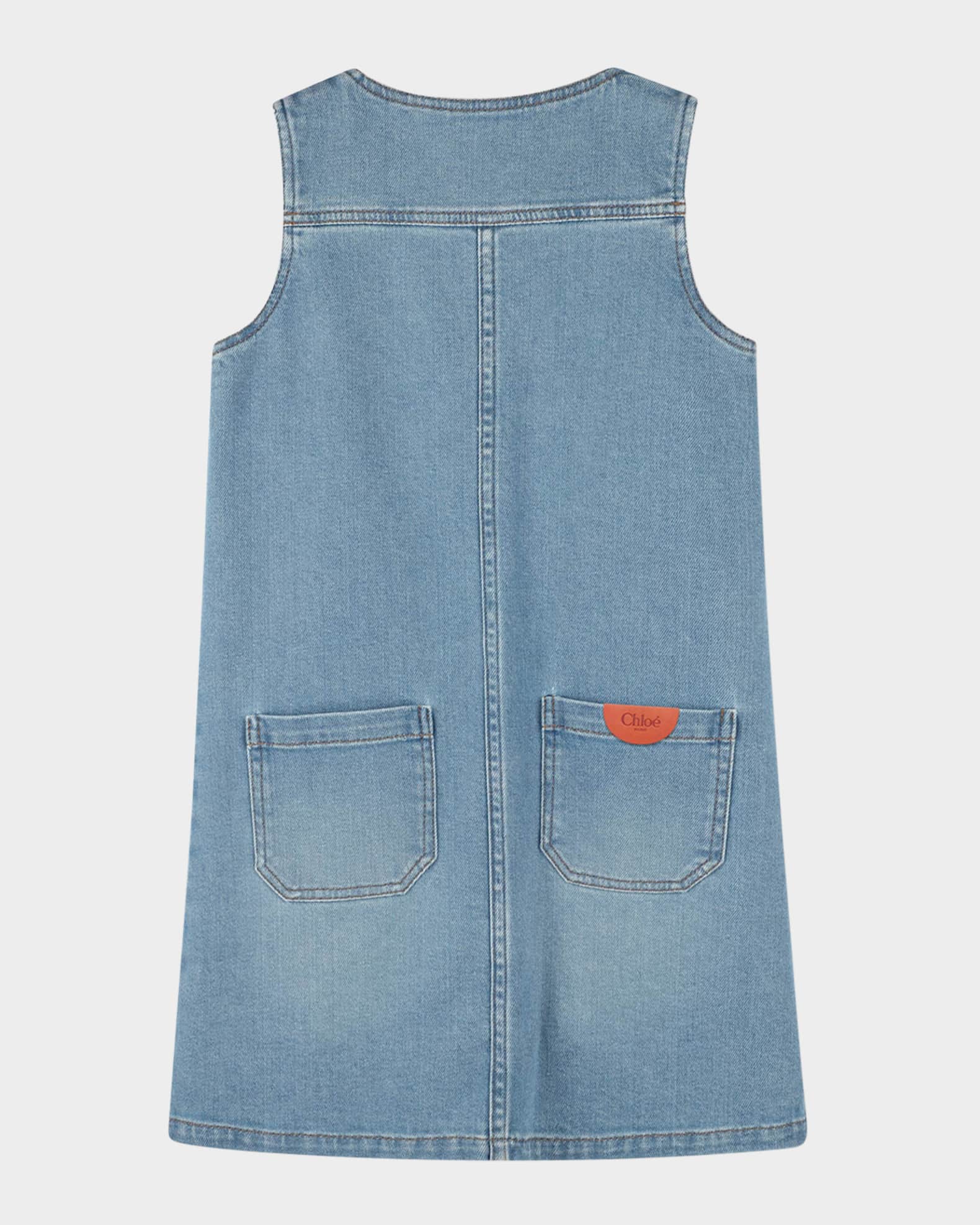 Girl's Denim Mini Dress 1