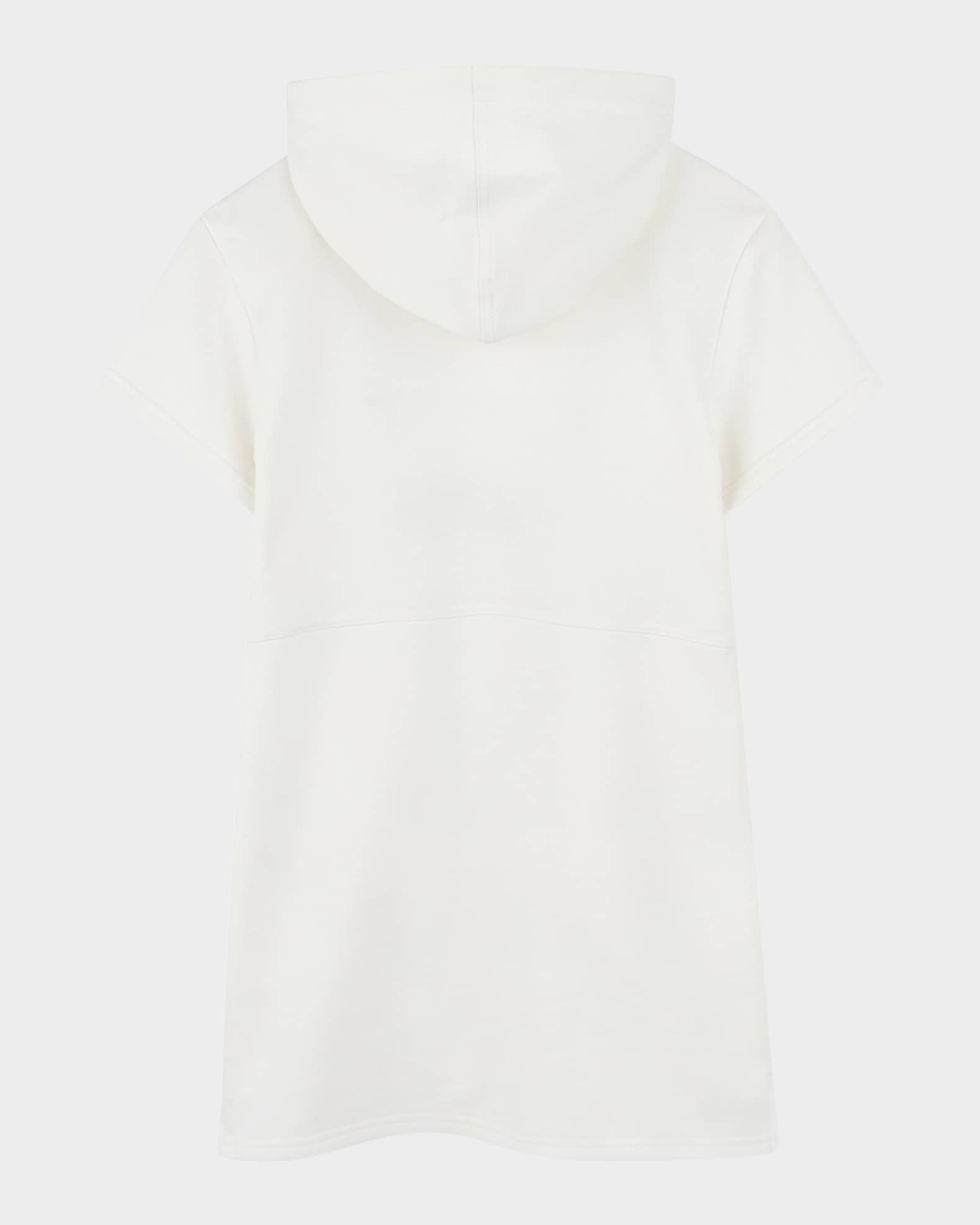 Girl's Short-Sleeve Hooded Mini Dress 1
