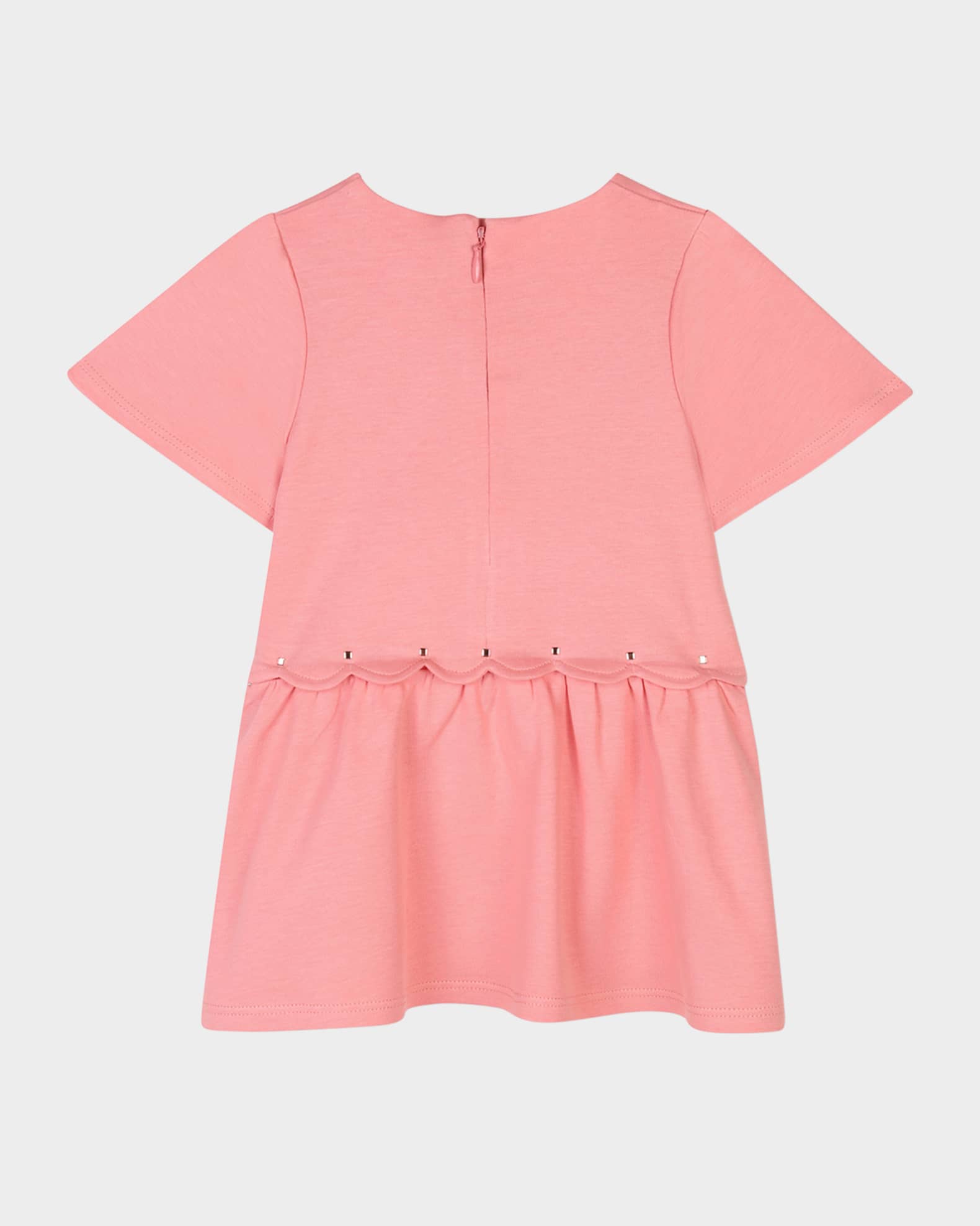 Girl's Embellished Short-Sleeve Dress, Size 12M-3 1