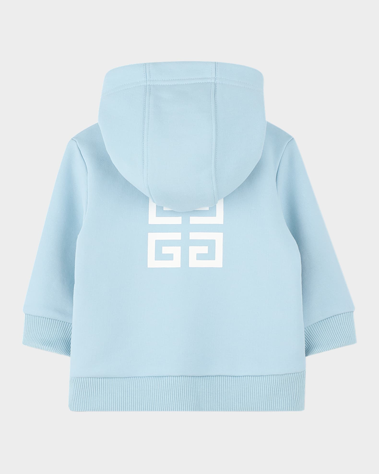 Boy's Contrast Logo-Print Hoodie, Size 12M-3 1