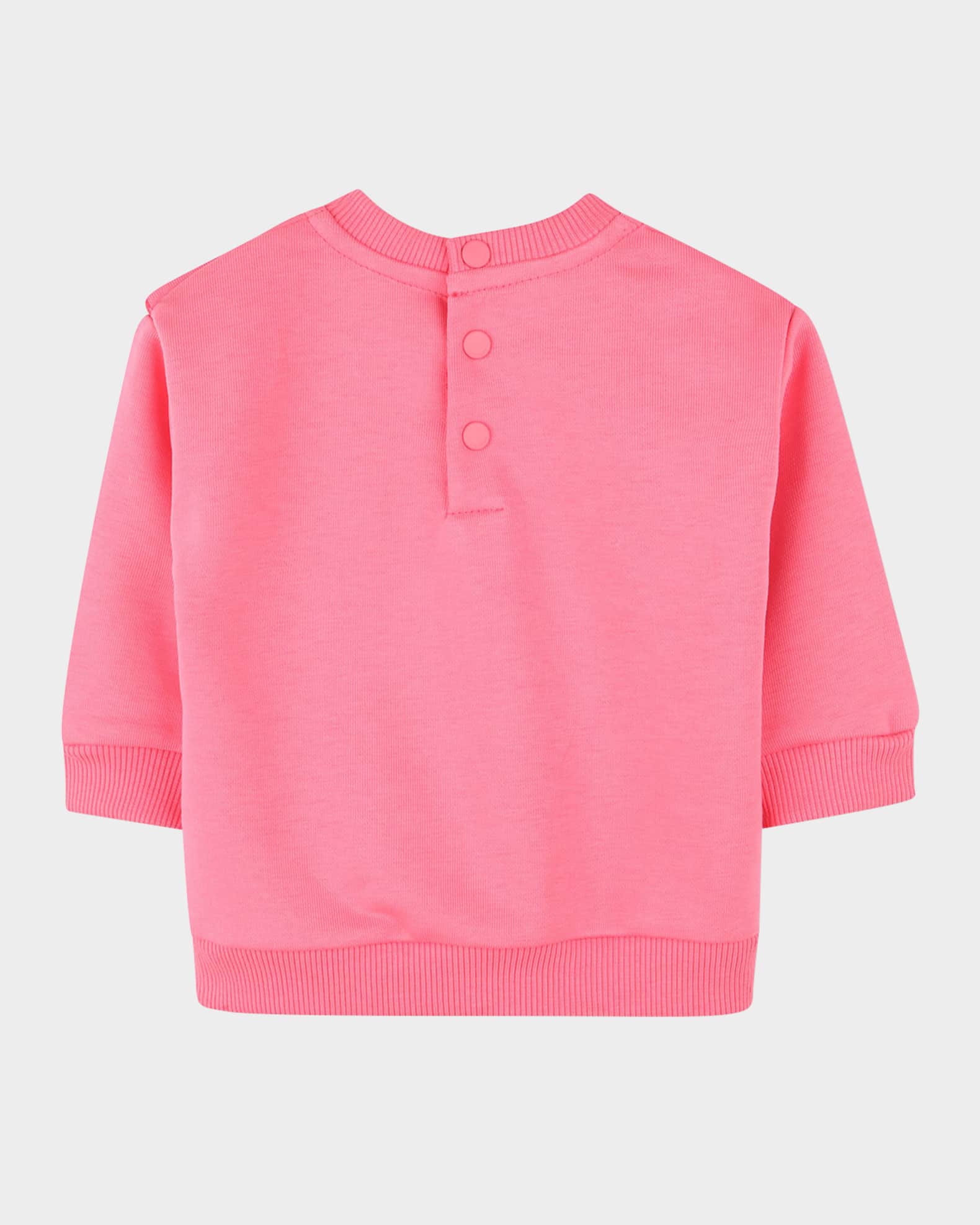 Girl's Ruffle Trim 4G Sweatshirt, Size 12M-3 1