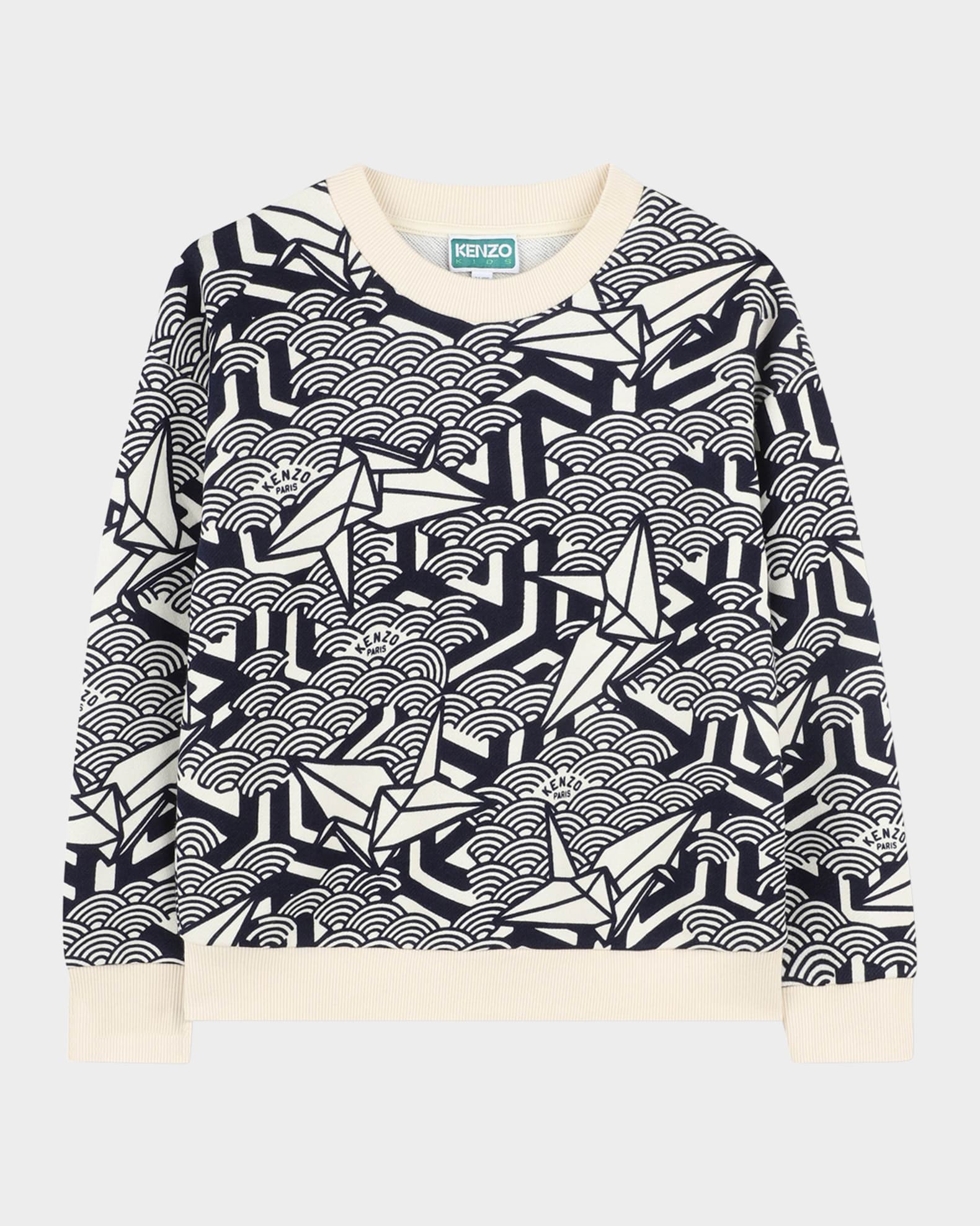 Boy's Paper Plane Printed Sweater 0