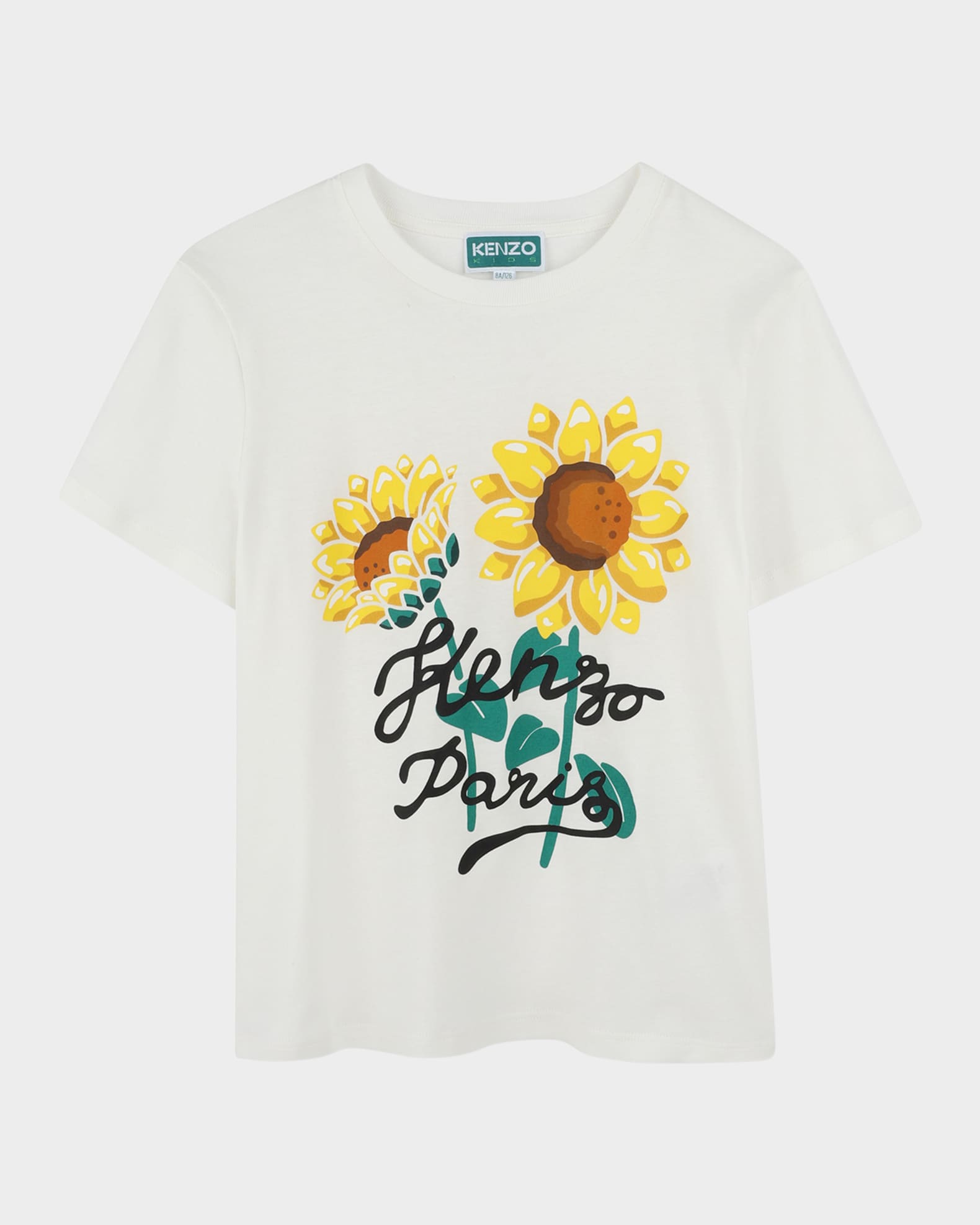 Girl's Sunflower Graphic Logo-Print T-Shirt 0