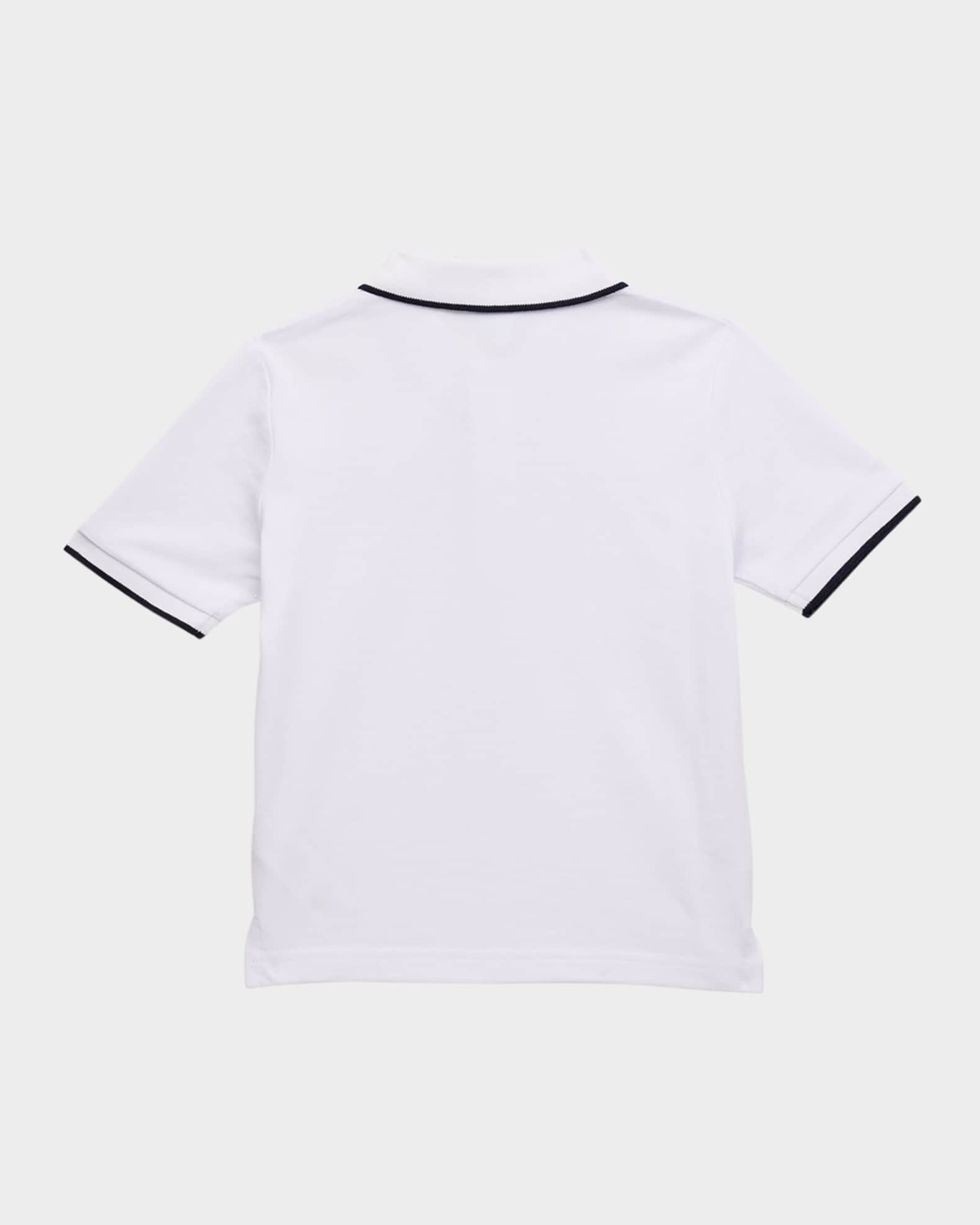 Boy's Logo-Print Polo Shirt, Size 4-5 1