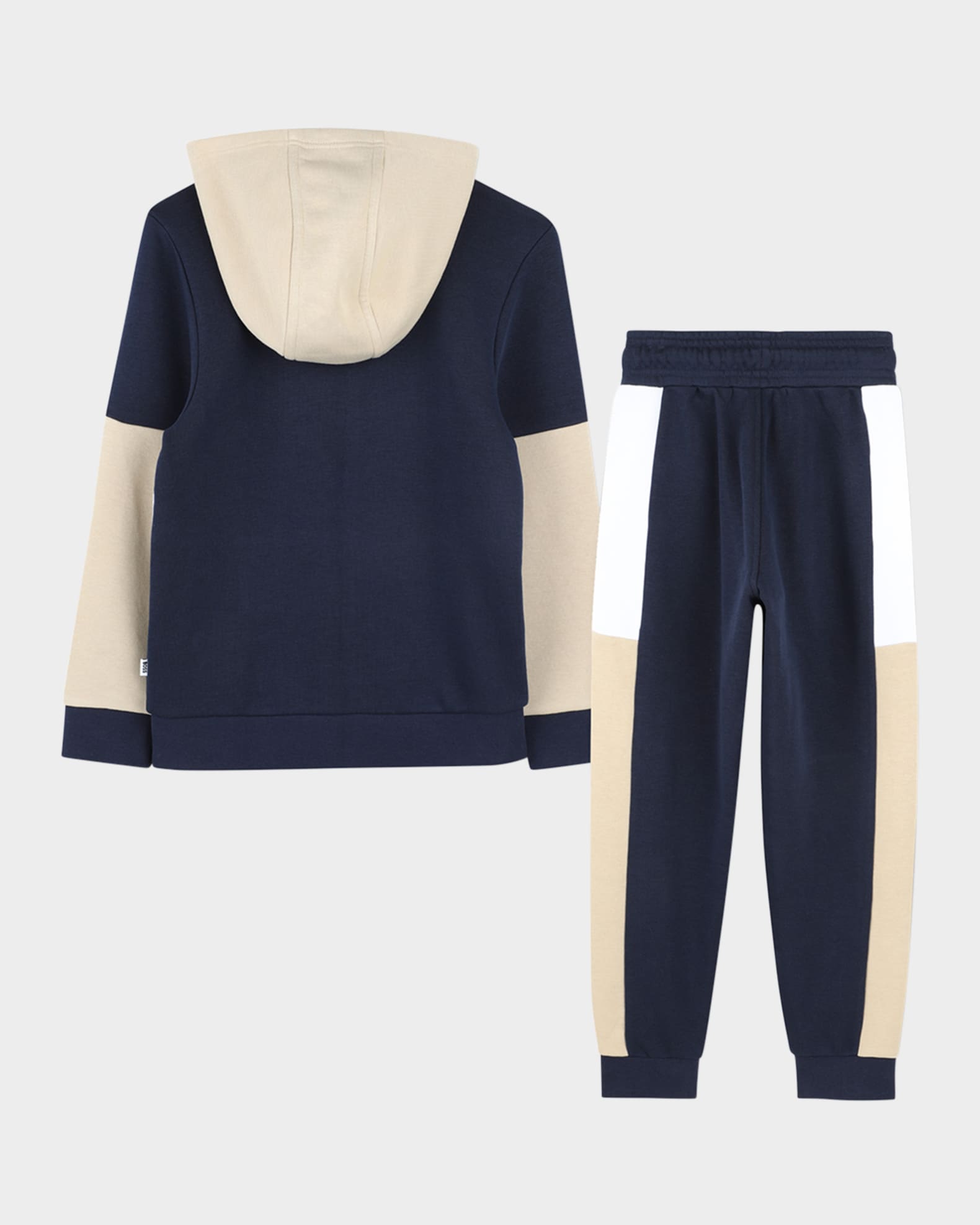 Boy's Colorblocked Hoodie and Tracksuit Pants 1