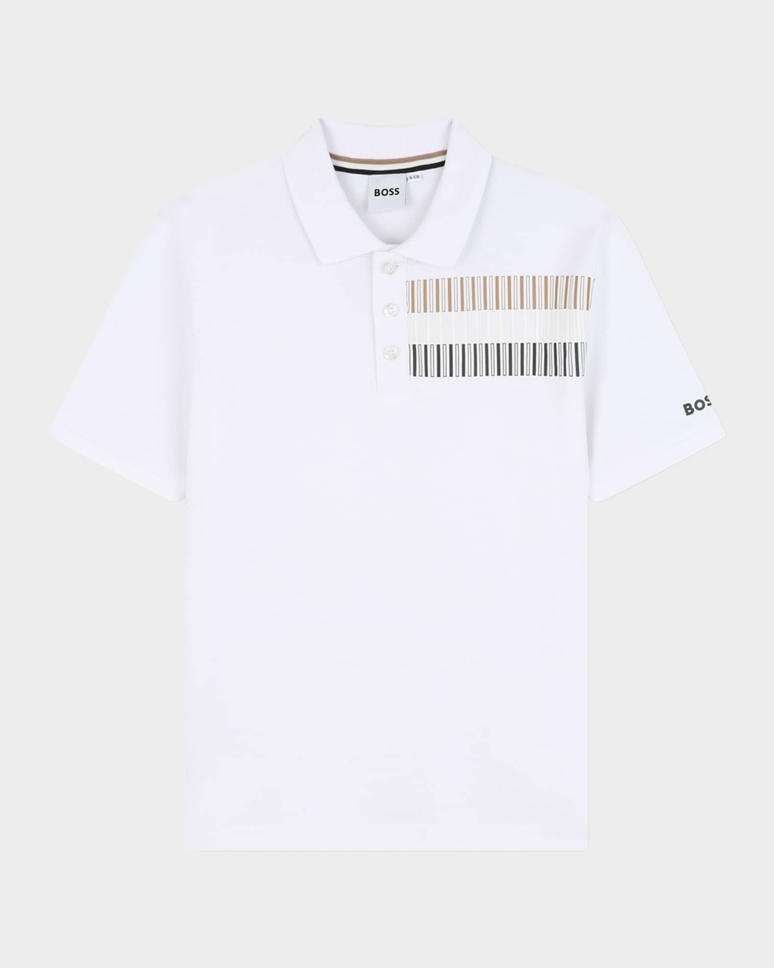 Boy's Bands Logo-Print Short-Sleeve Polo Shirt 0