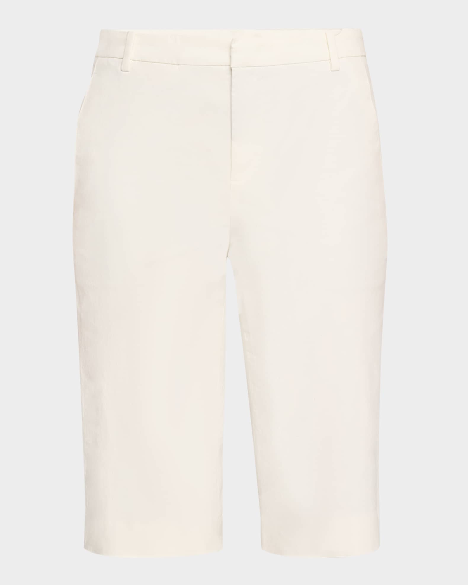 Mid-Rise Chino Shorts 0
