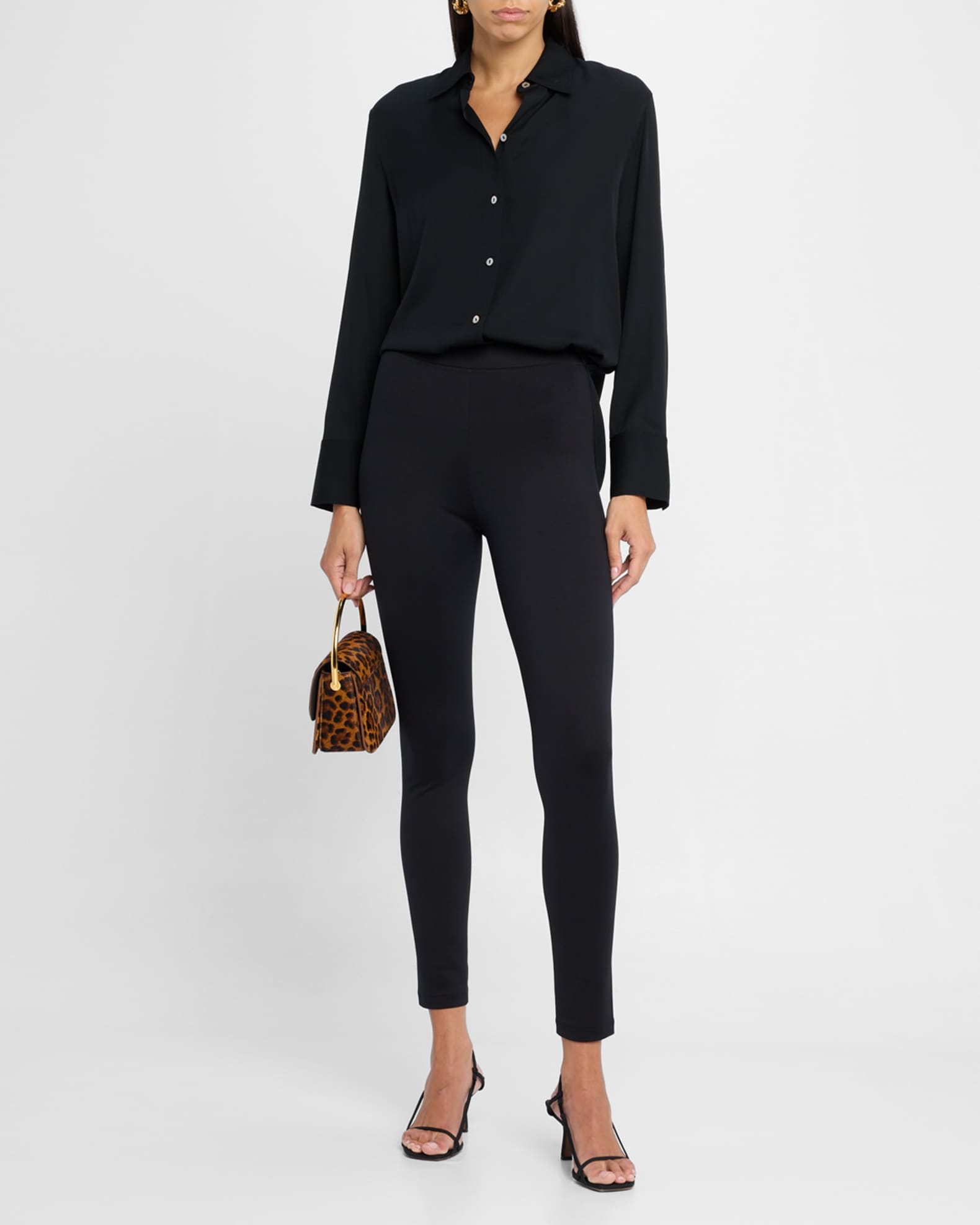 Classic Button-Front Blouse 1