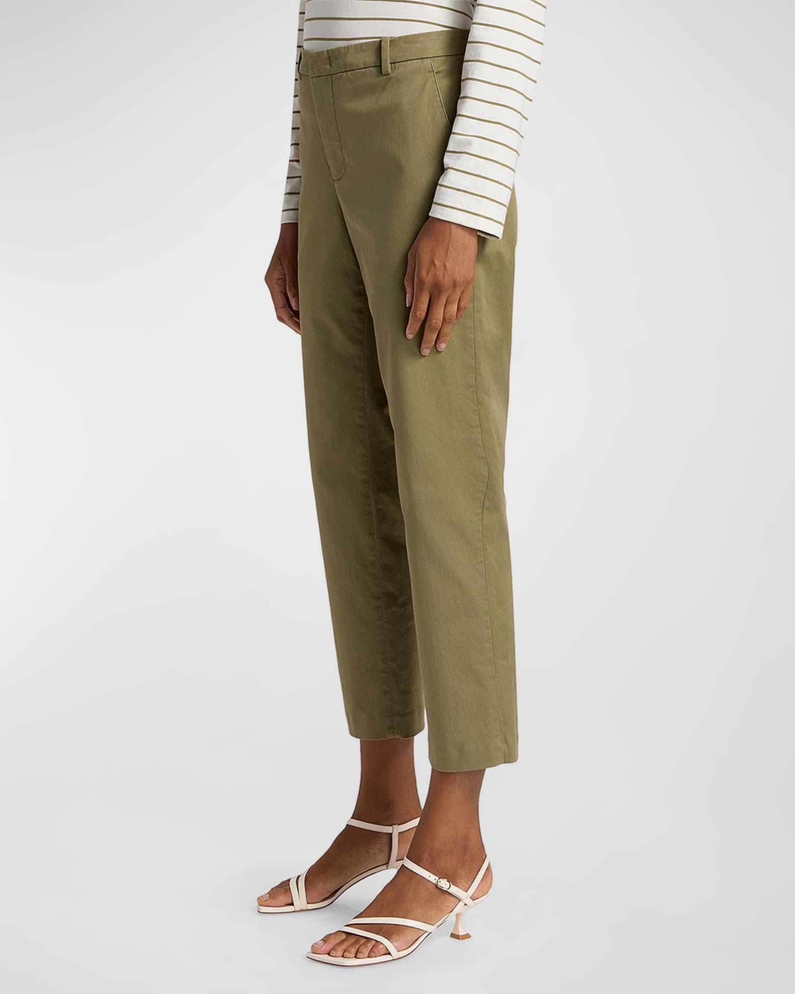 Vince Avery Mid-Rise Chino Pants | Neiman Marcus