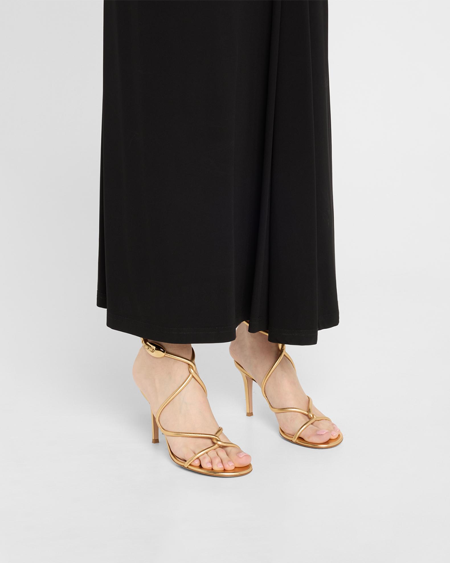 Blue Snake Skin Slide Sandals | Deco Slides-391836