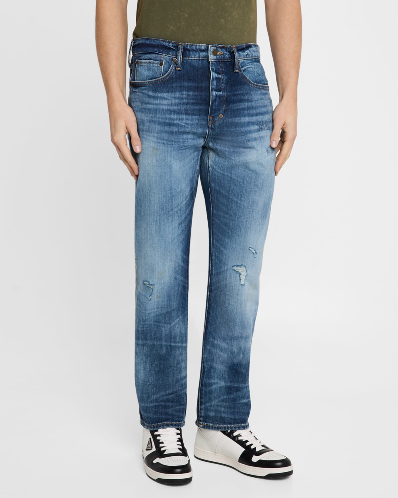 PRPS Men's Mothers Vintage Wash Straight-Leg Jeans | Neiman Marcus