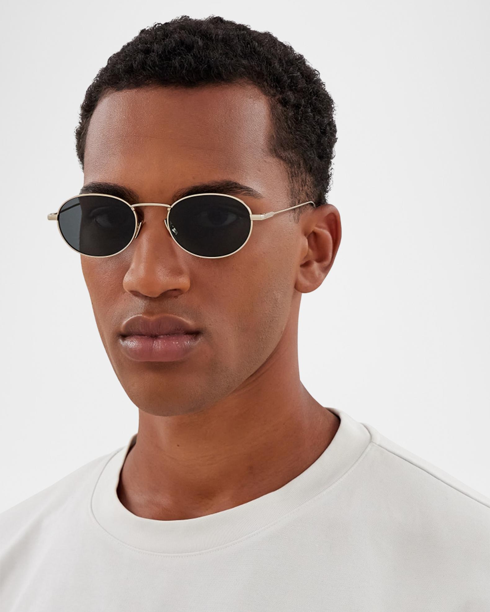 Saint Laurent Round Metal Sunglasses | Neiman Marcus