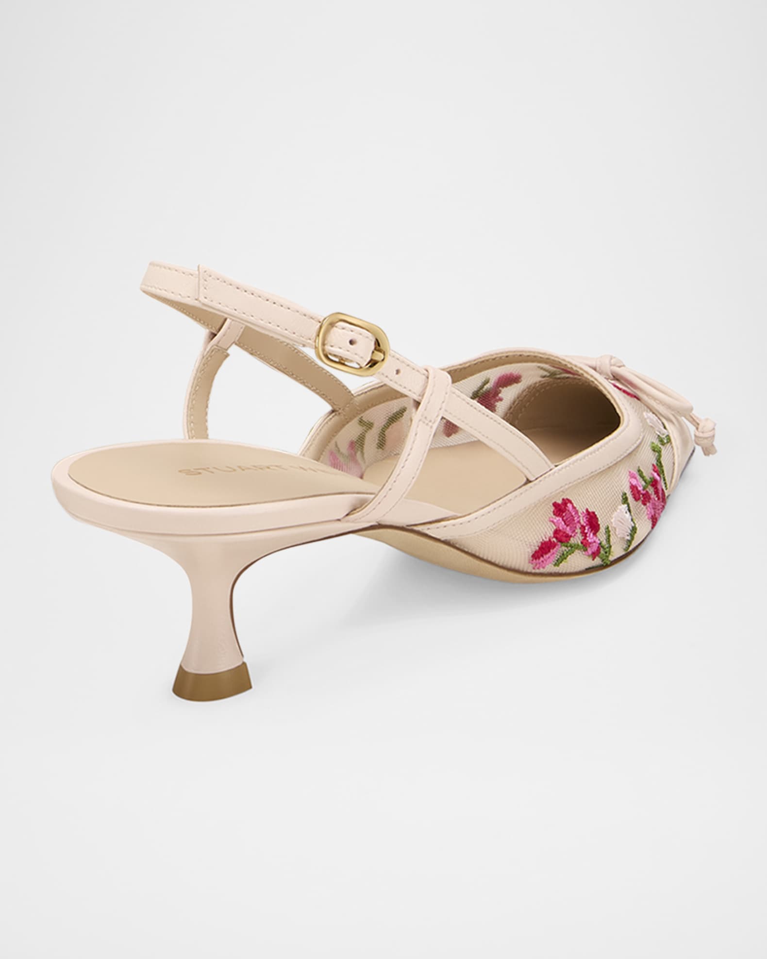 CD 26 Embroidered Slingback 65 Dark Blue Canvas 620368