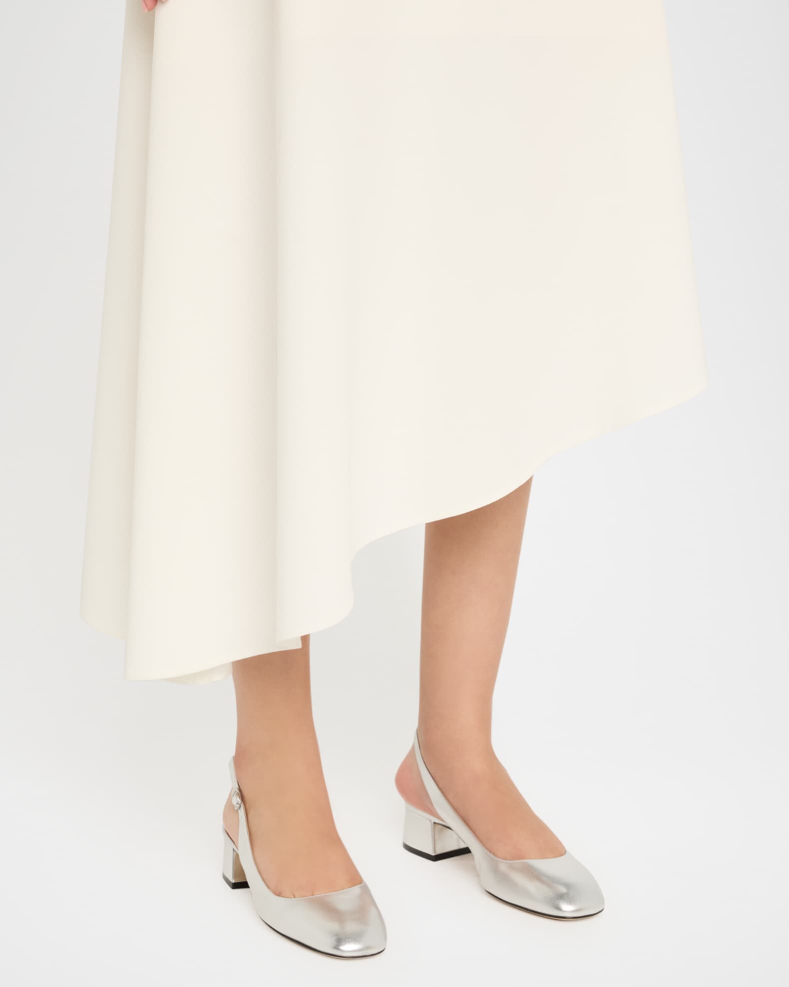 Maeve Metallic Slingback Ballerina Pumps 1