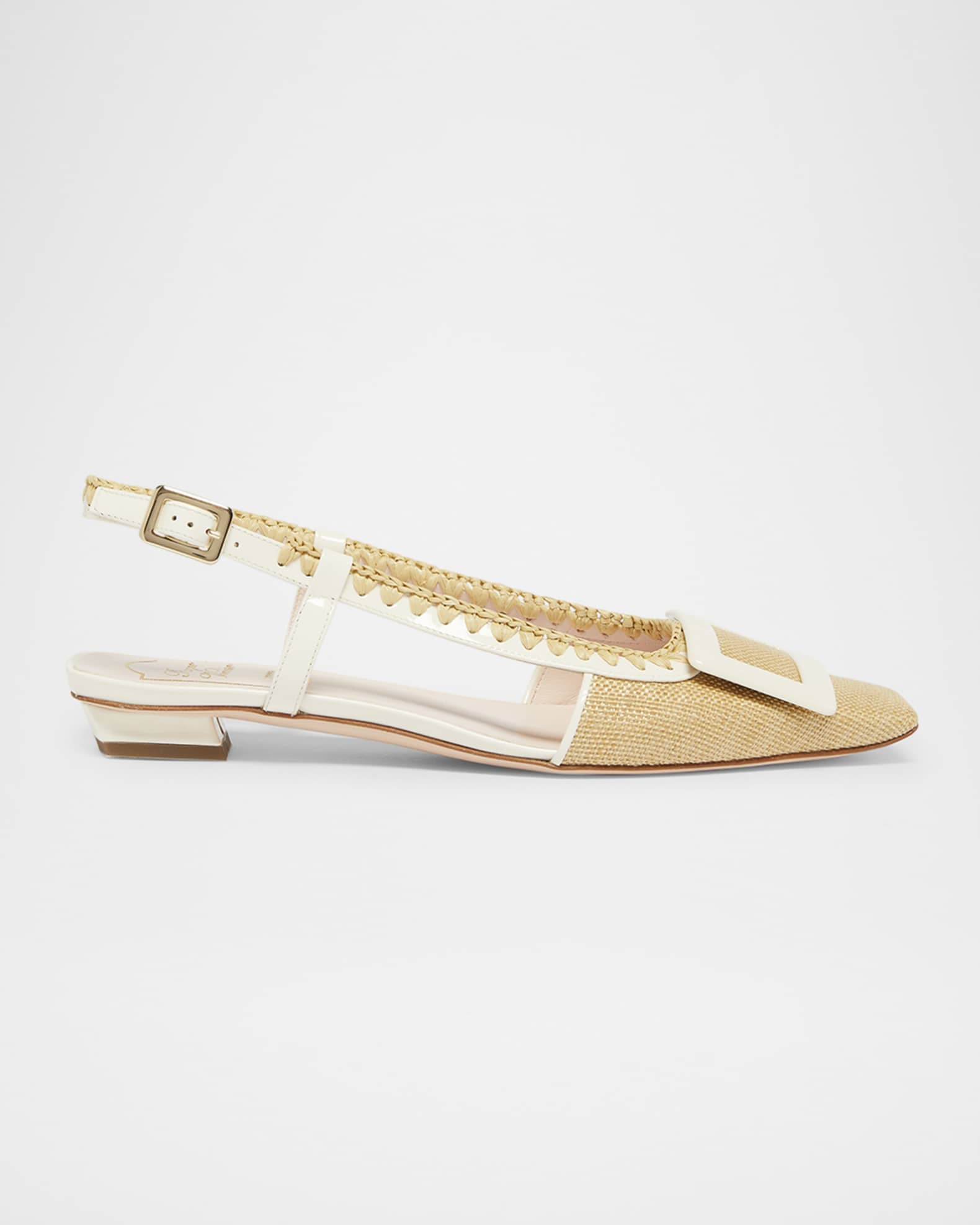 Belle Vivier Buckle Slingback Pumps 0