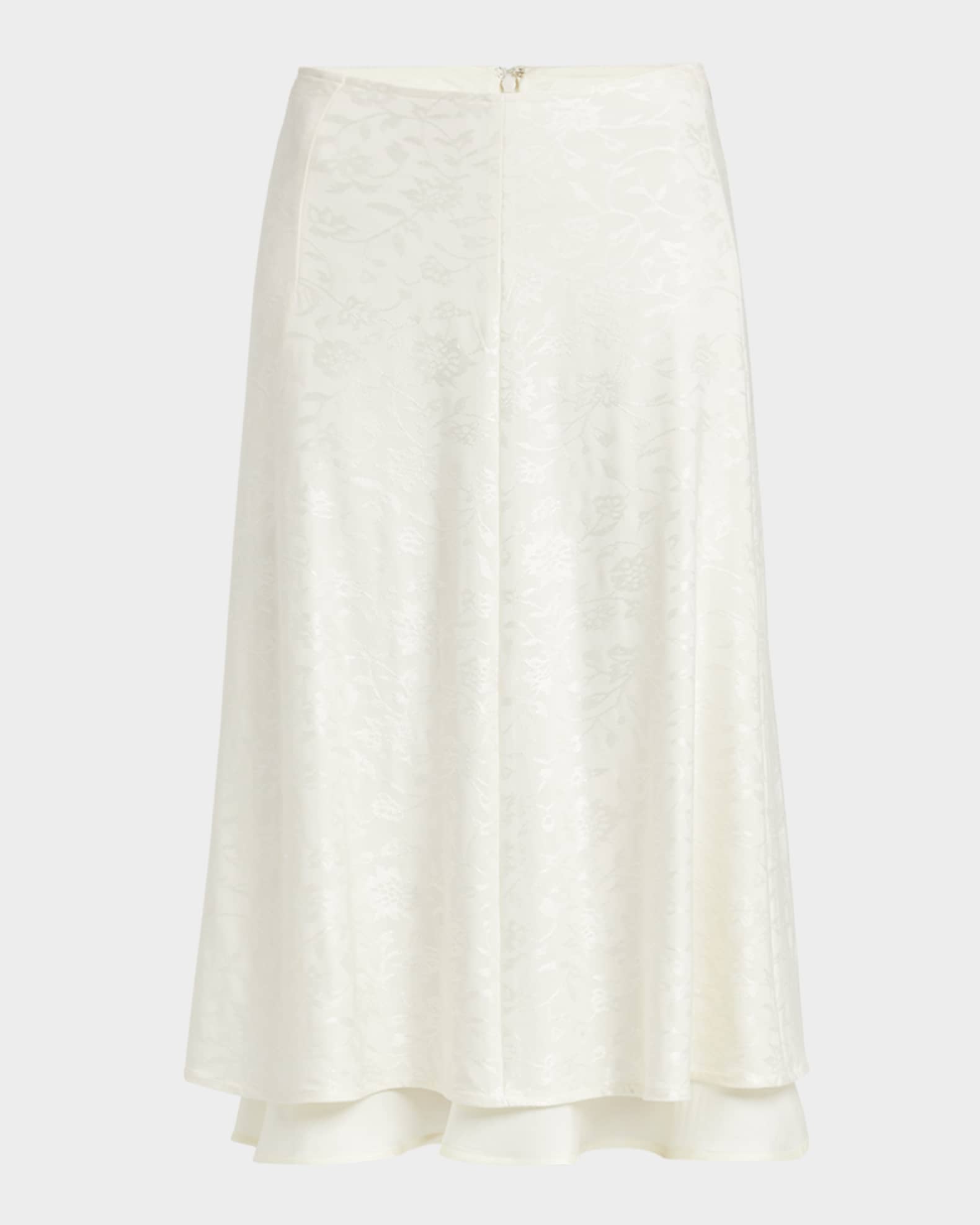 Double-Layered Silk Skirt