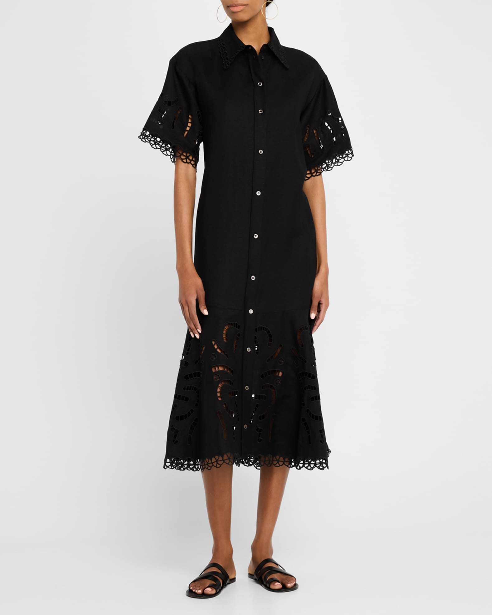 Marja Embroidered Shirtdress 1