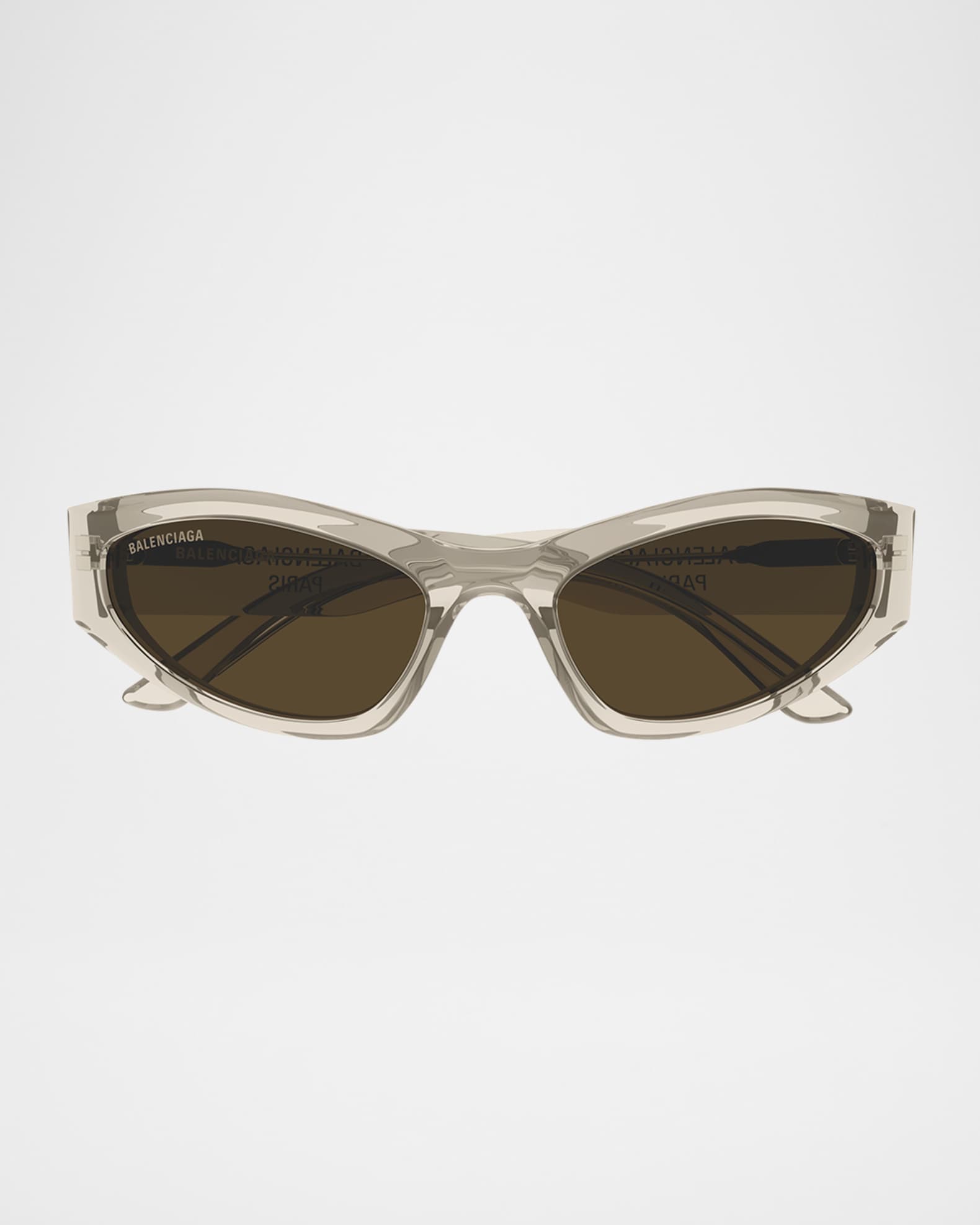 BALENCIAGA キャットアイフレームサングラス Balenciaga Eyewear Skin キャットアイ サングラス | ブラック