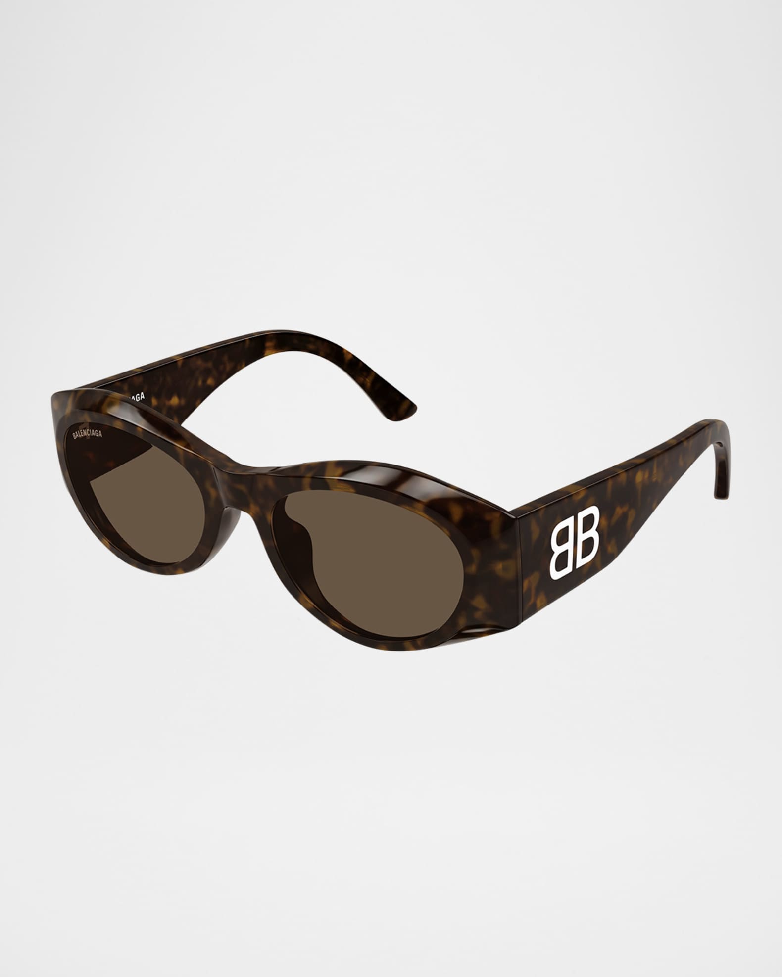 Balenciaga Acetate Round Sunglasses | Neiman Marcus