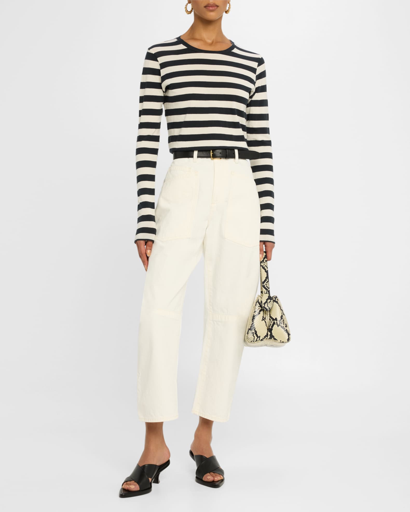 Striped Long Sleeve T-Shirt 1