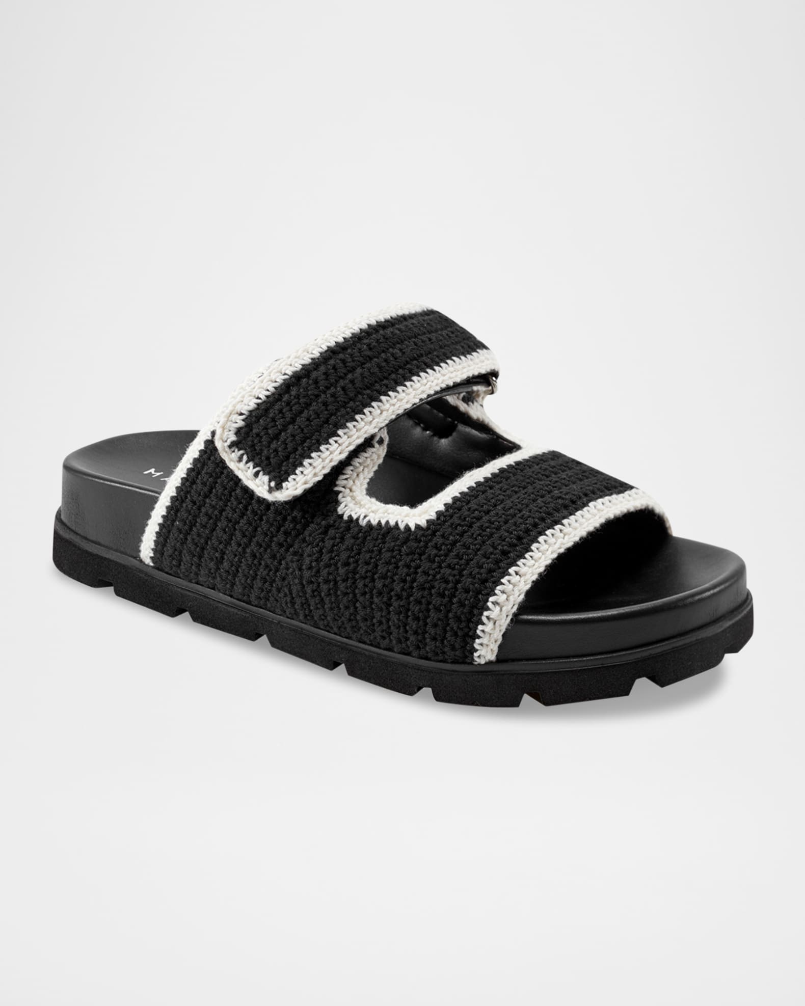Brinley Crochet Grip Sporty Slide Sandals 1