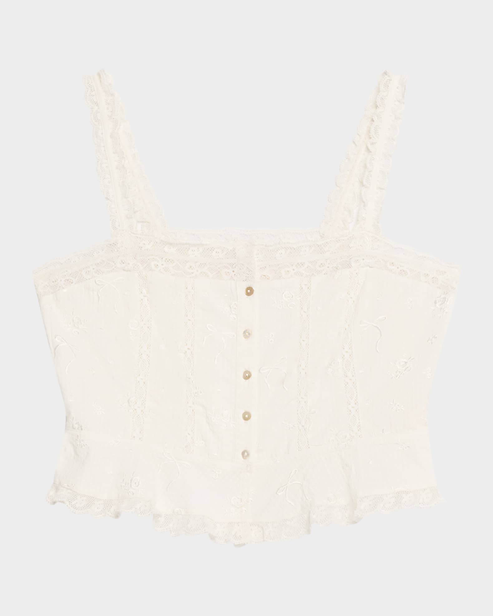 Vietta Lace-Trim Cami 0