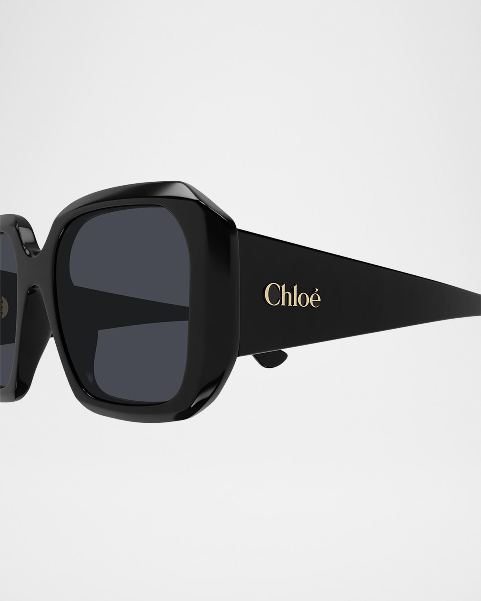 Chloe Square Acetate Sunglasses | Neiman Marcus display picture 1